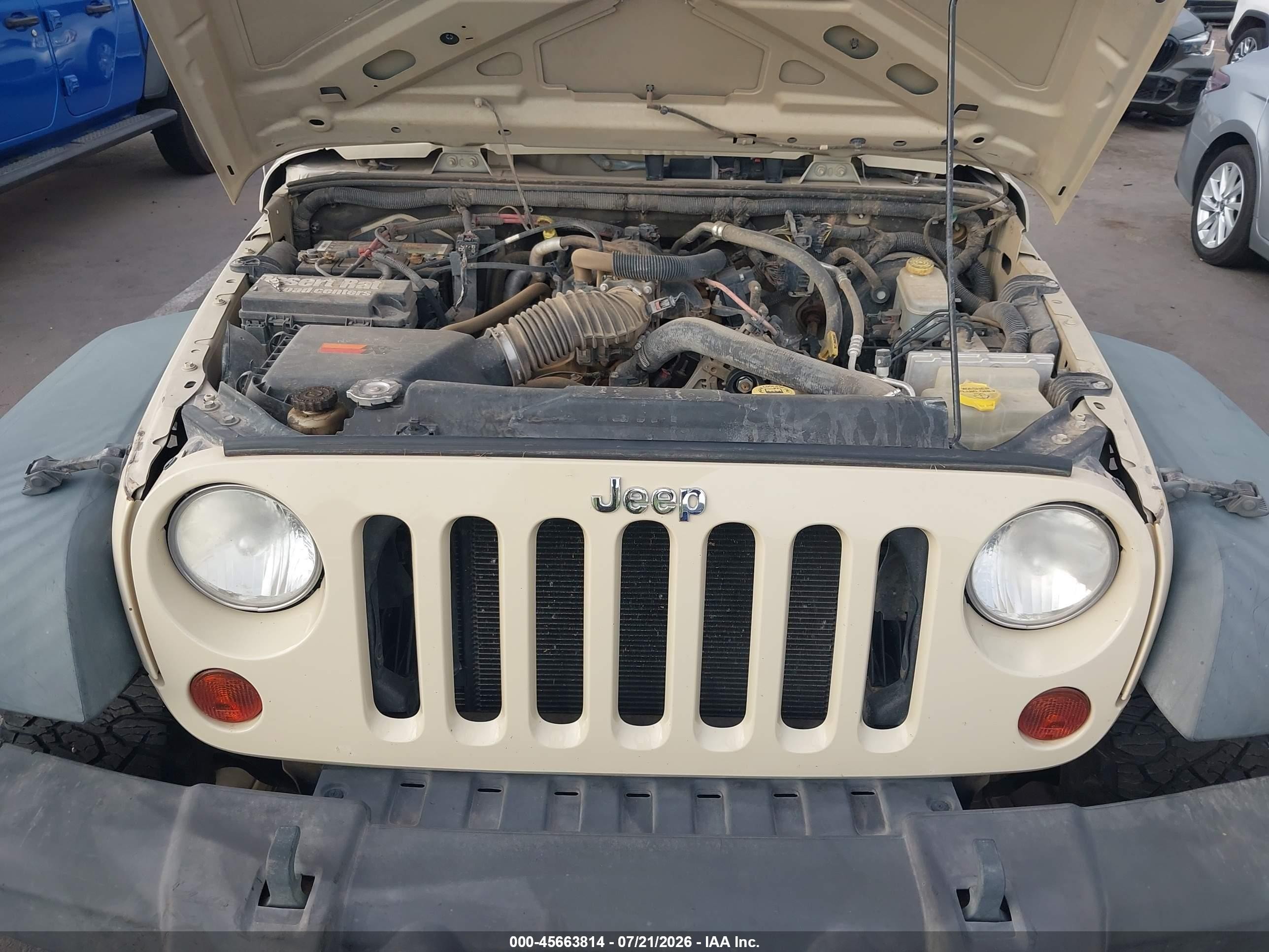 2011 Jeep Wrangler Sport Tan vin: 1J4AA2D15BL566571
