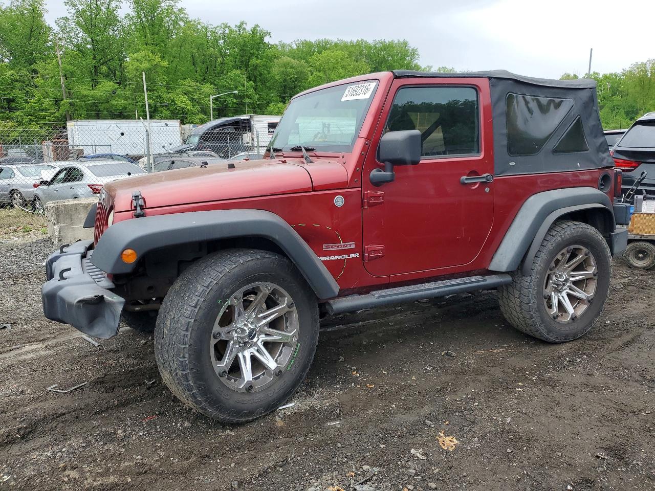 2011 Jeep Wrangler Sport Red vin: 1J4AA2D15BL577294