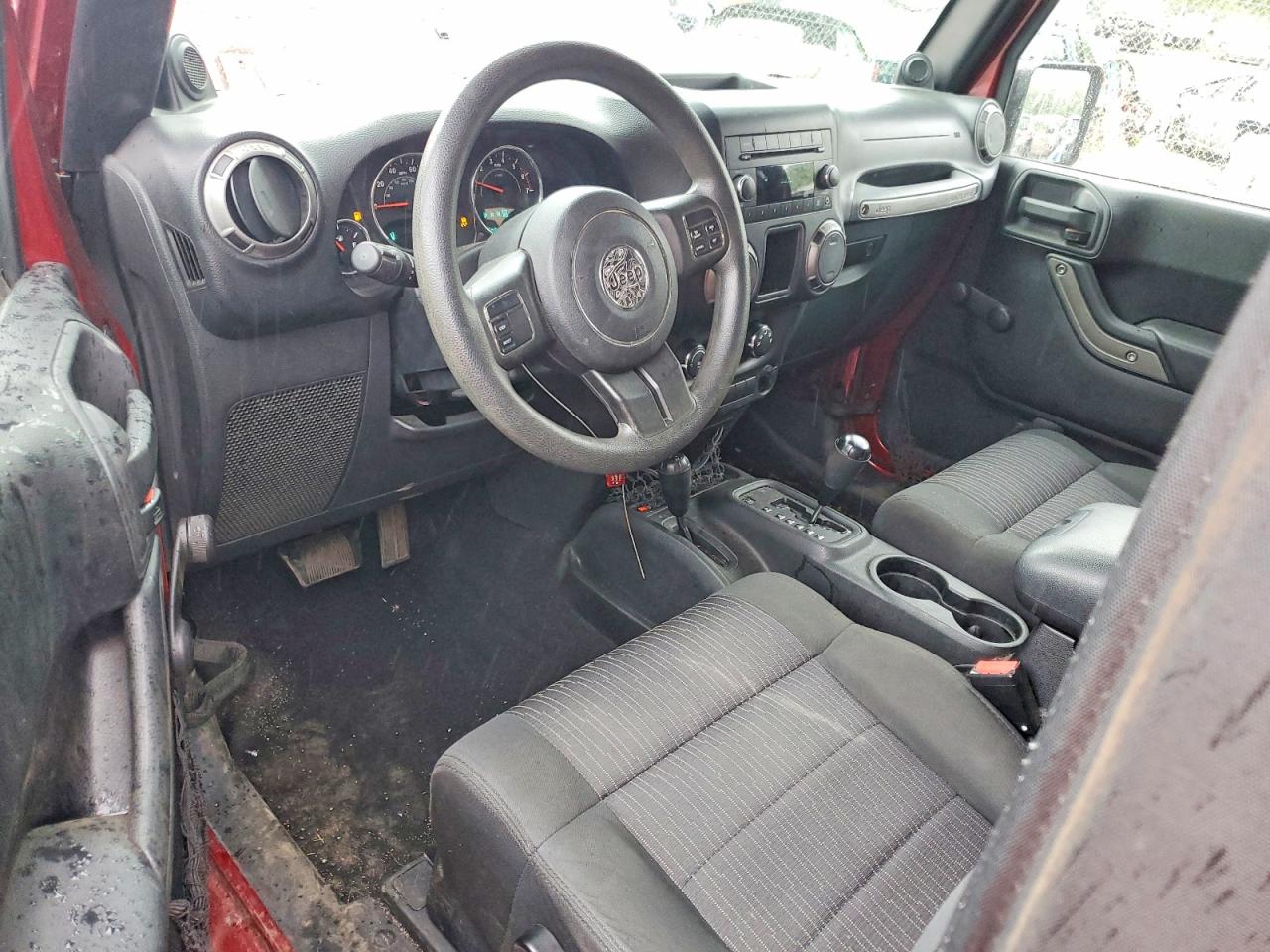 2011 Jeep Wrangler Sport Red vin: 1J4AA2D15BL577294