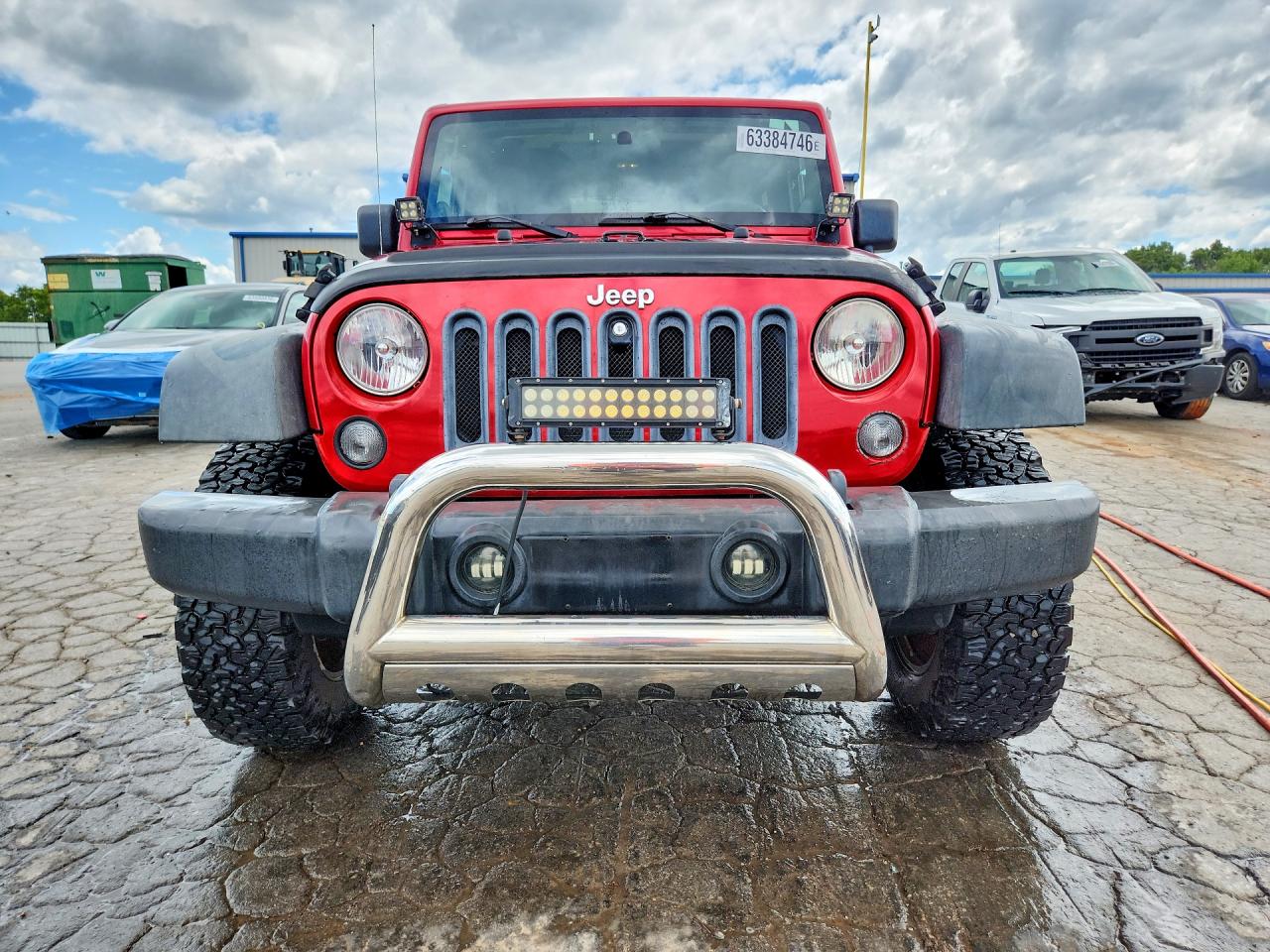 2011 Jeep Wrangler Sport Red vin: 1J4AA2D15BL620872