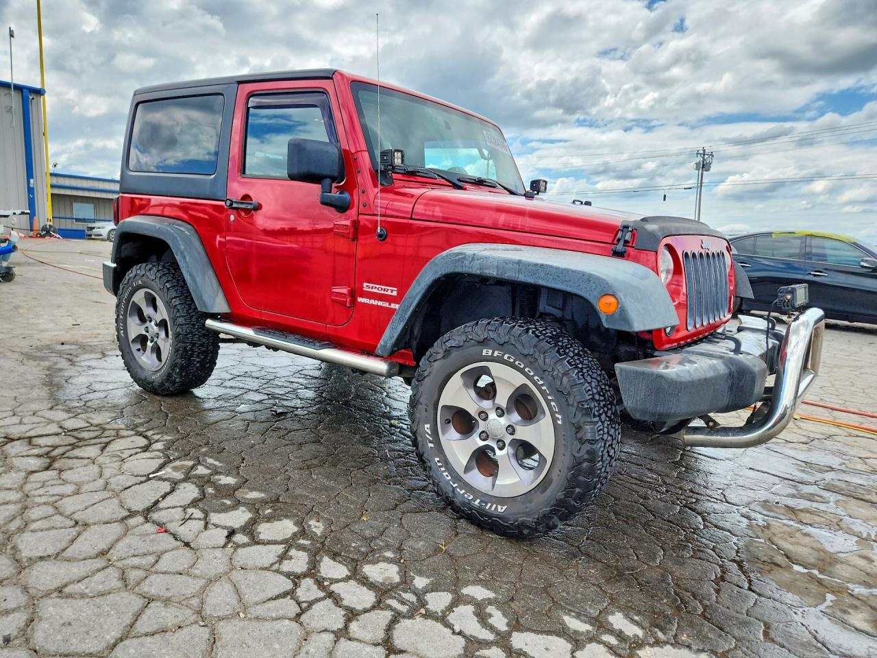 2011 Jeep Wrangler Sport Red vin: 1J4AA2D15BL620872