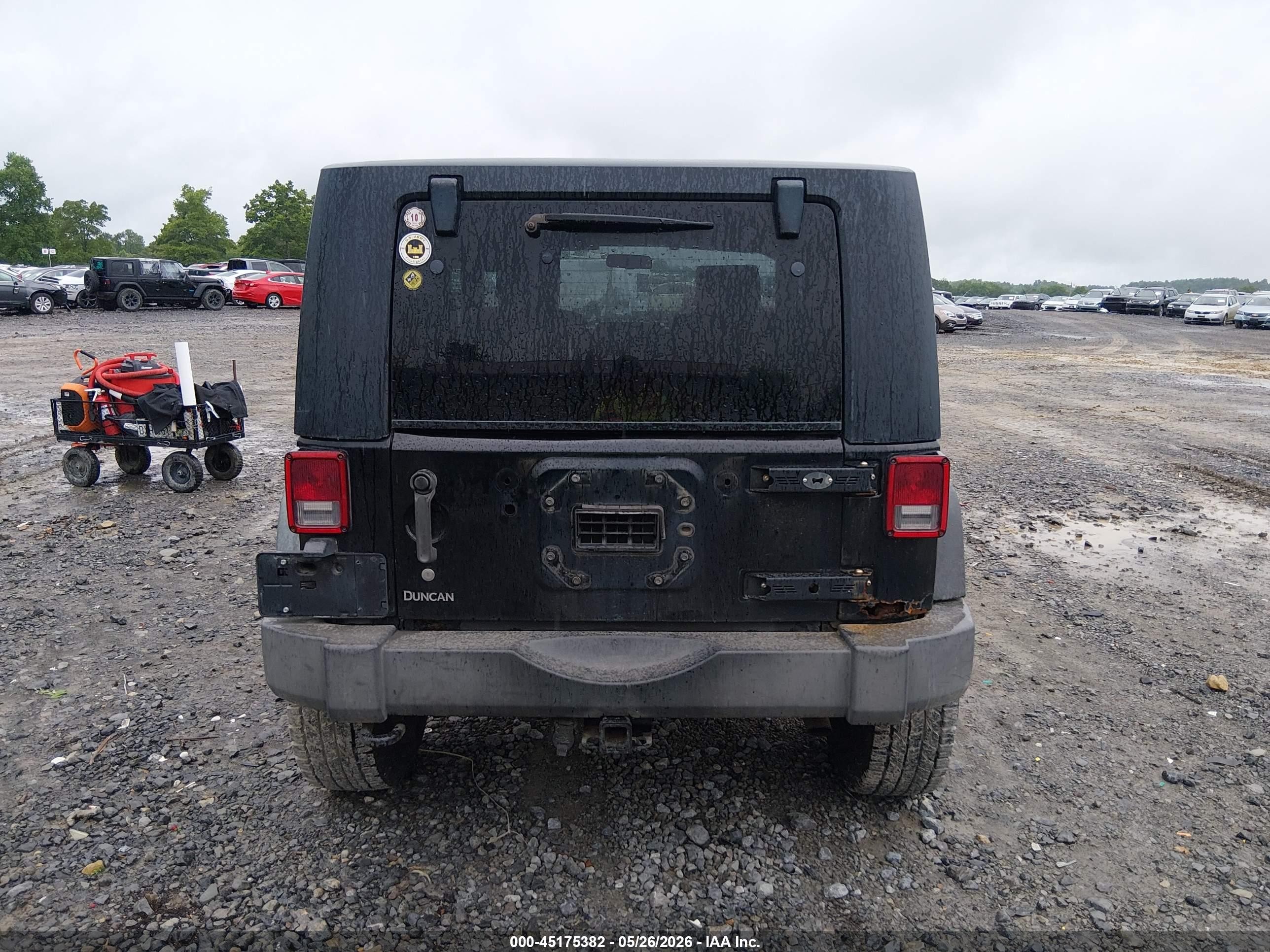 2010 Jeep Wrangler Sport Black vin: 1J4AA2D16AL173323