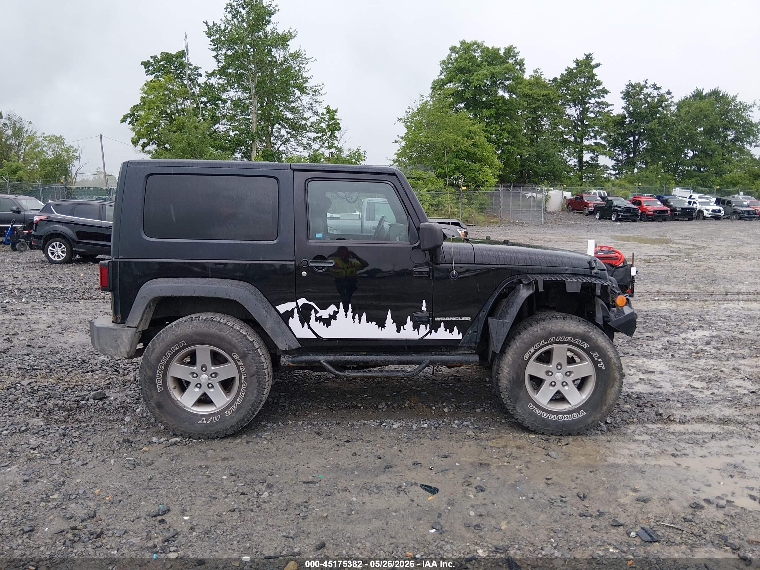 2010 Jeep Wrangler Sport Black vin: 1J4AA2D16AL173323