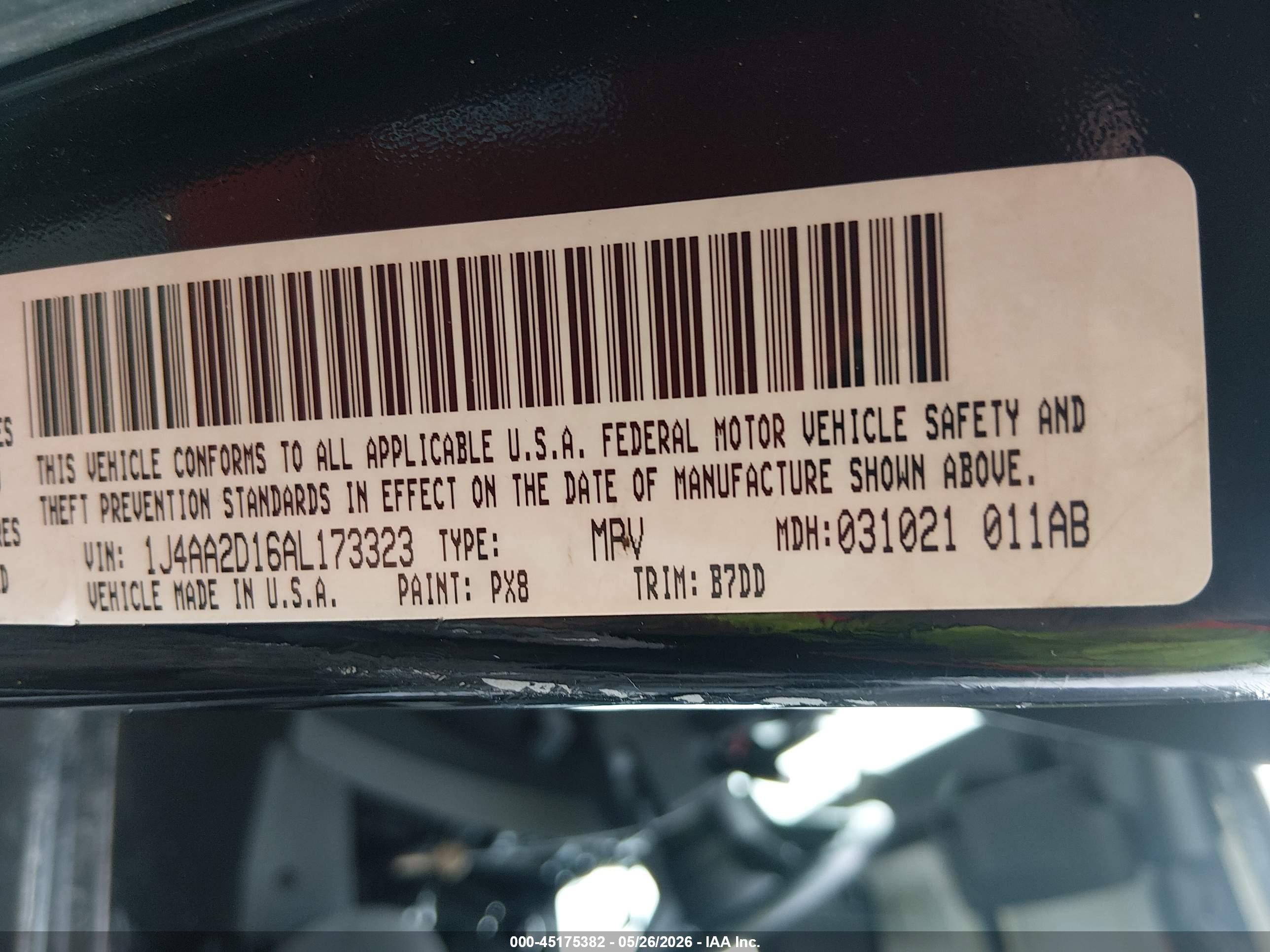 2010 Jeep Wrangler Sport Black vin: 1J4AA2D16AL173323