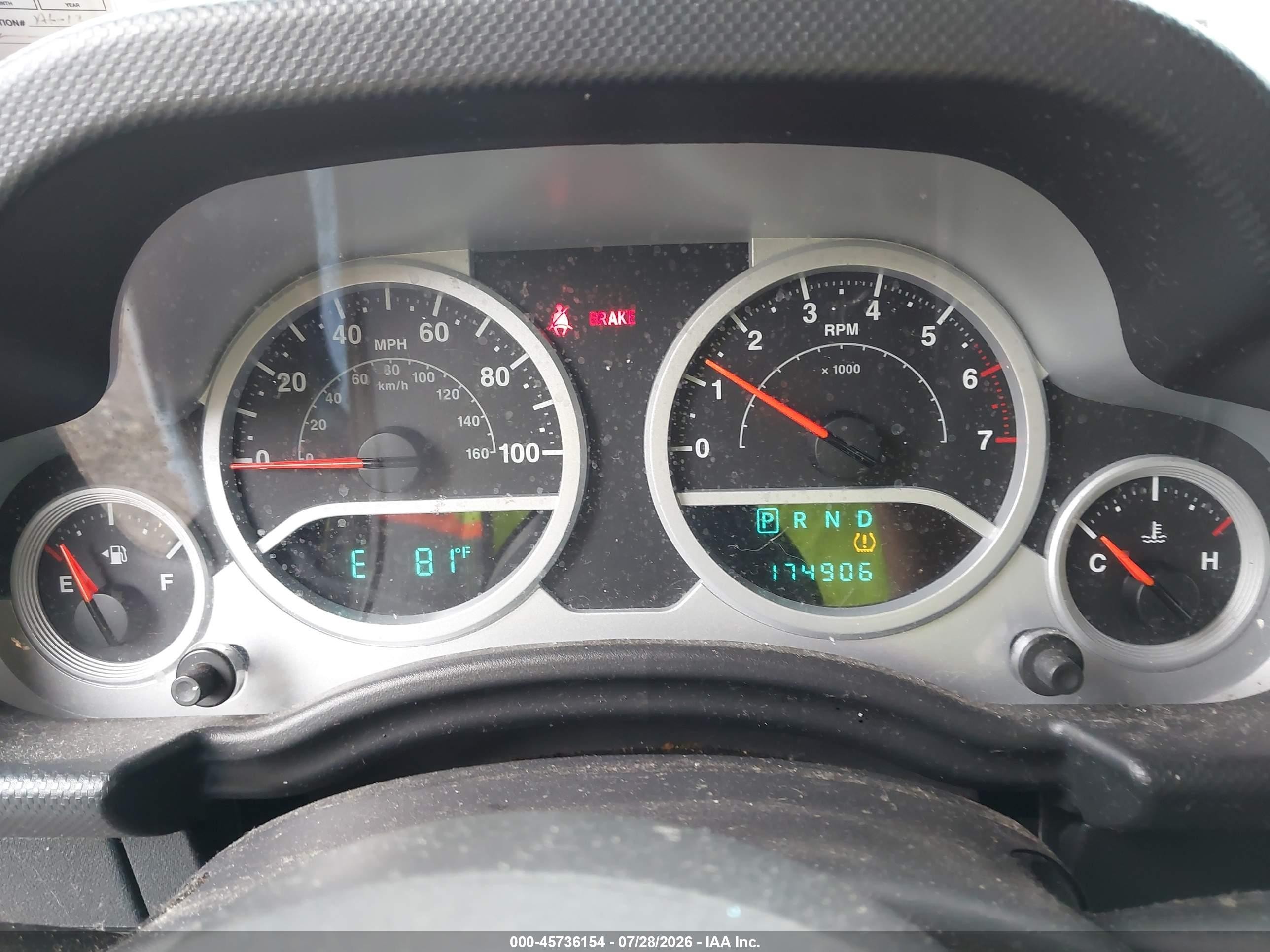 2010 Jeep Wrangler Sport Красный vin: 1J4AA2D16AL212430