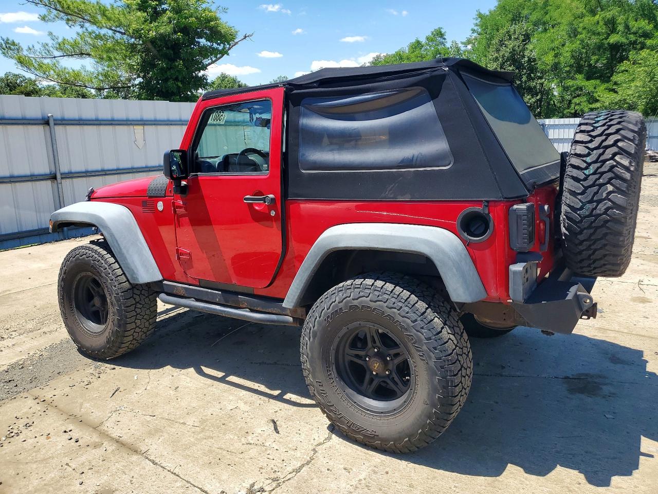 2010 Jeep Wrangler Sport Красный vin: 1J4AA2D16AL231270