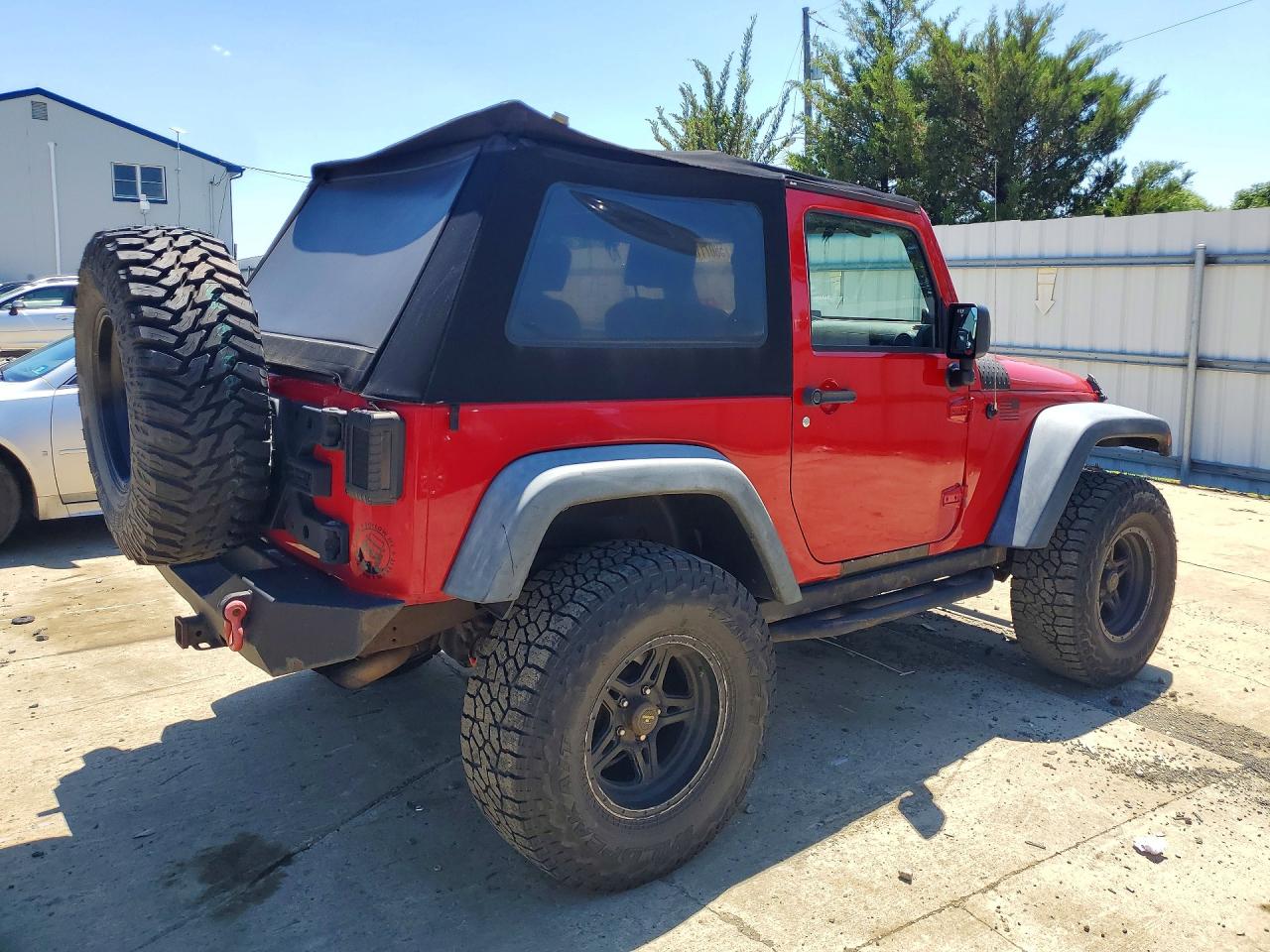 2010 Jeep Wrangler Sport Красный vin: 1J4AA2D16AL231270