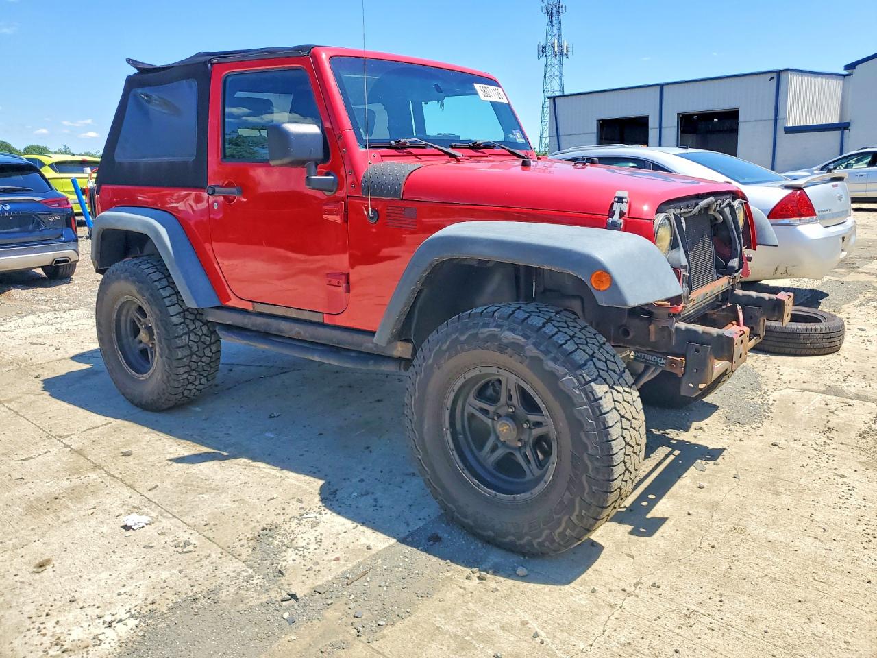 2010 Jeep Wrangler Sport Красный vin: 1J4AA2D16AL231270