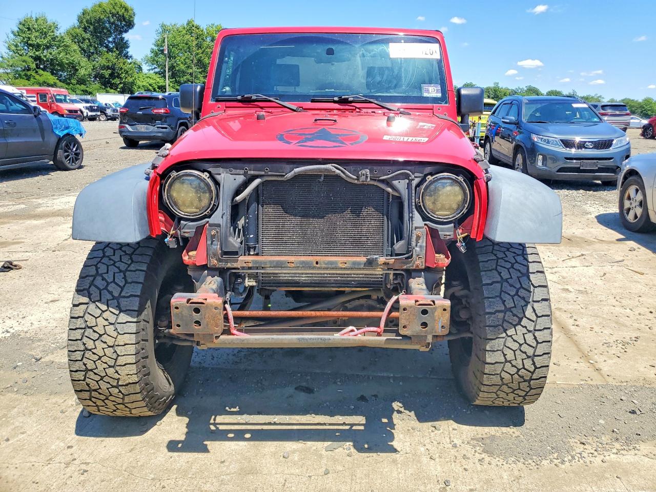 2010 Jeep Wrangler Sport Красный vin: 1J4AA2D16AL231270