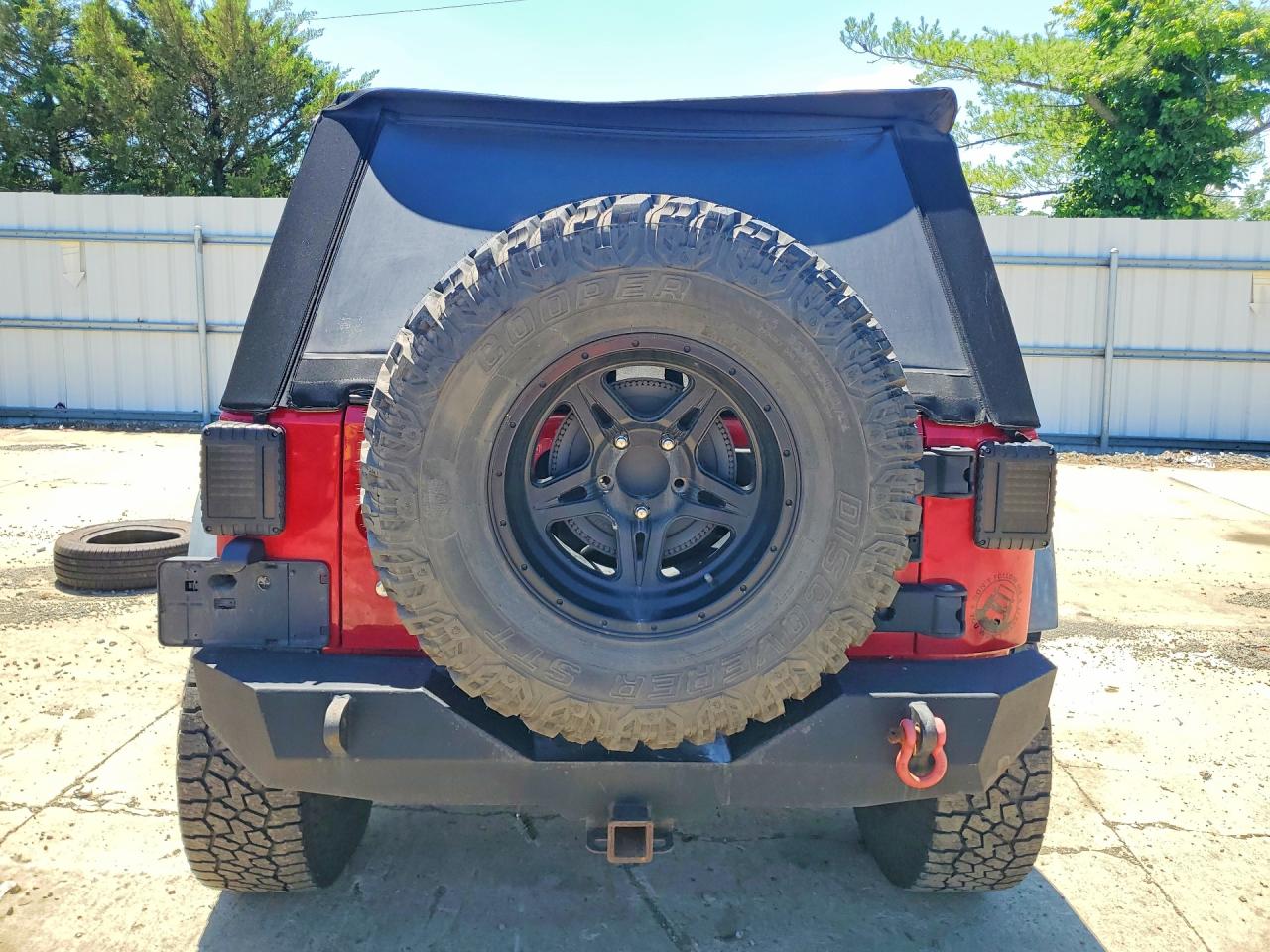 2010 Jeep Wrangler Sport Красный vin: 1J4AA2D16AL231270