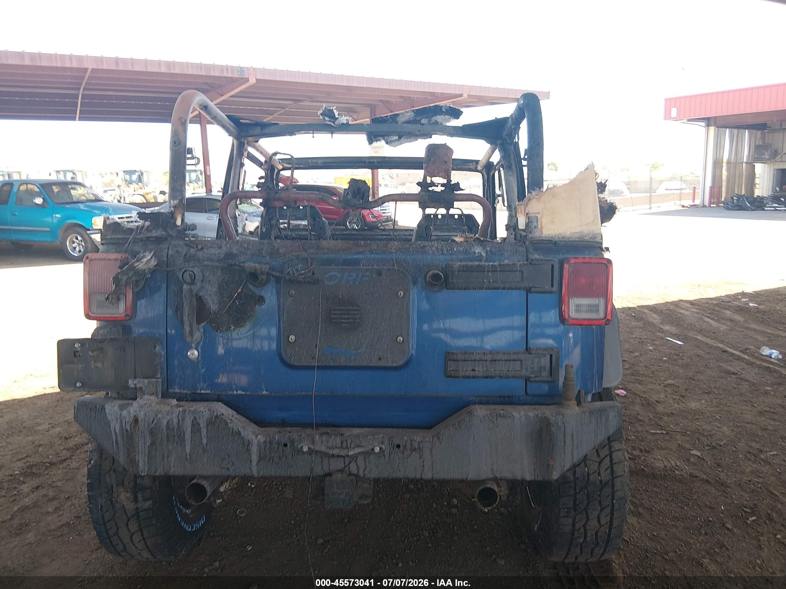 2010 Jeep Wrangler Sport Blue vin: 1J4AA2D17AL142551