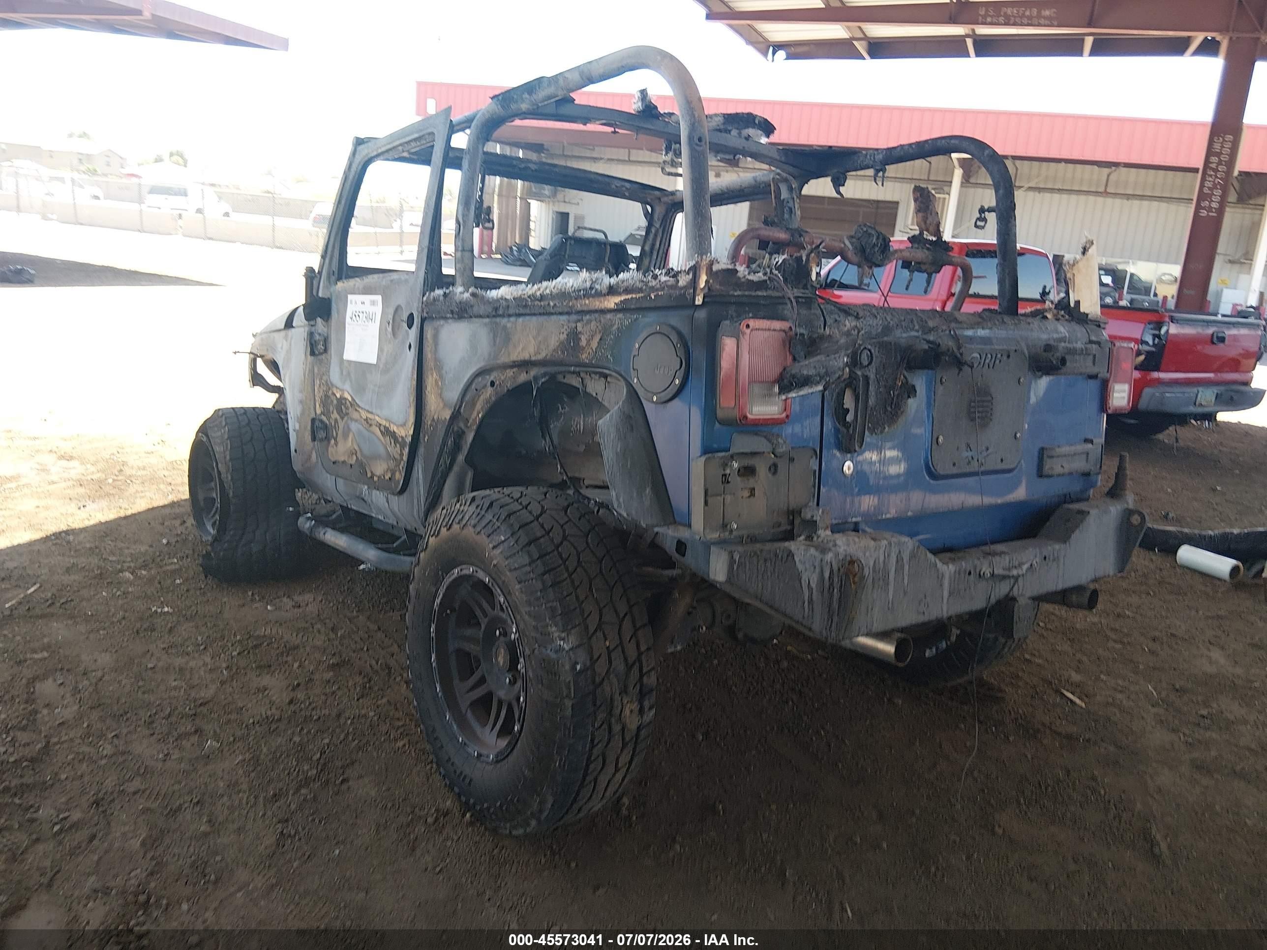 2010 Jeep Wrangler Sport Blue vin: 1J4AA2D17AL142551