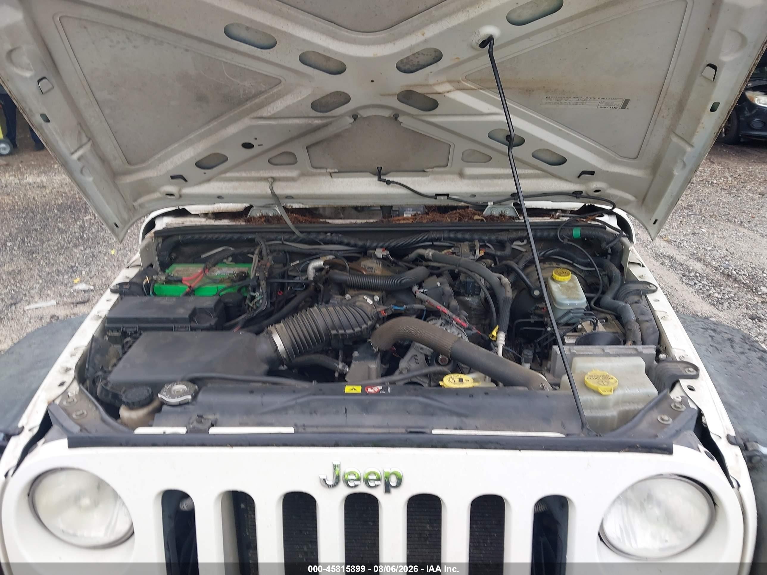 2010 Jeep Wrangler Sport Белый vin: 1J4AA2D17AL145515