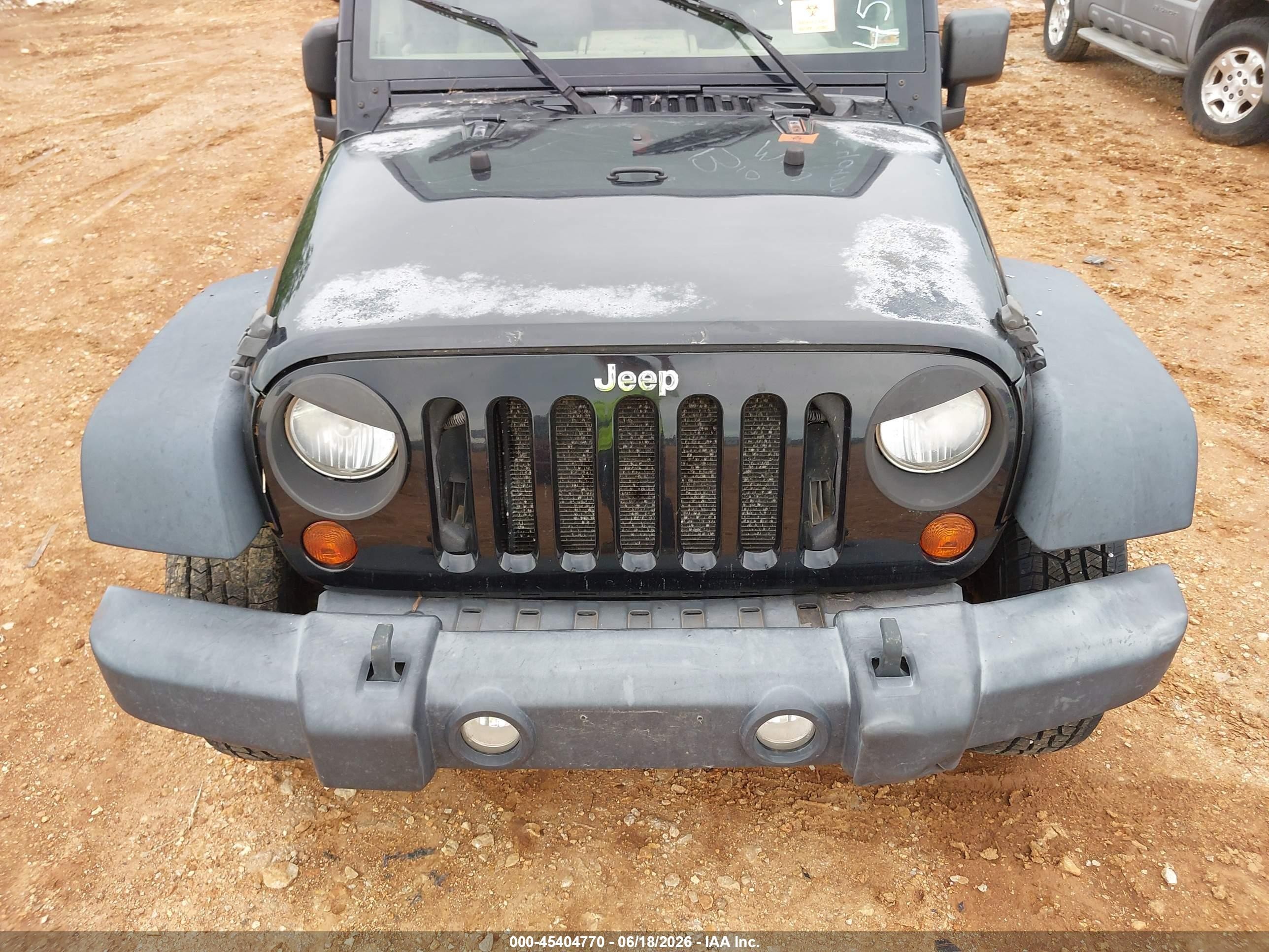 2010 Jeep Wrangler Sport Черный vin: 1J4AA2D17AL205681