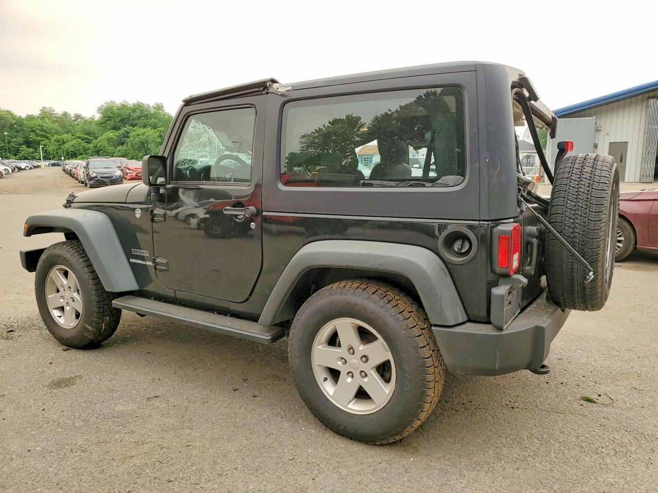 2011 Jeep Wrangler Sport Черный vin: 1J4AA2D17BL504752