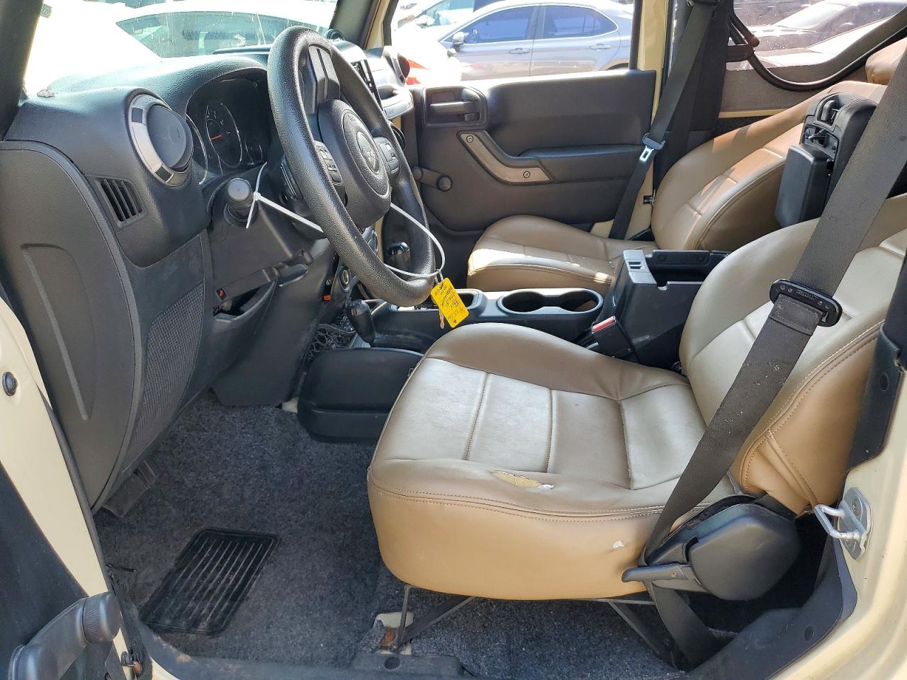 2011 Jeep Wrangler Sport Cream vin: 1J4AA2D17BL525312