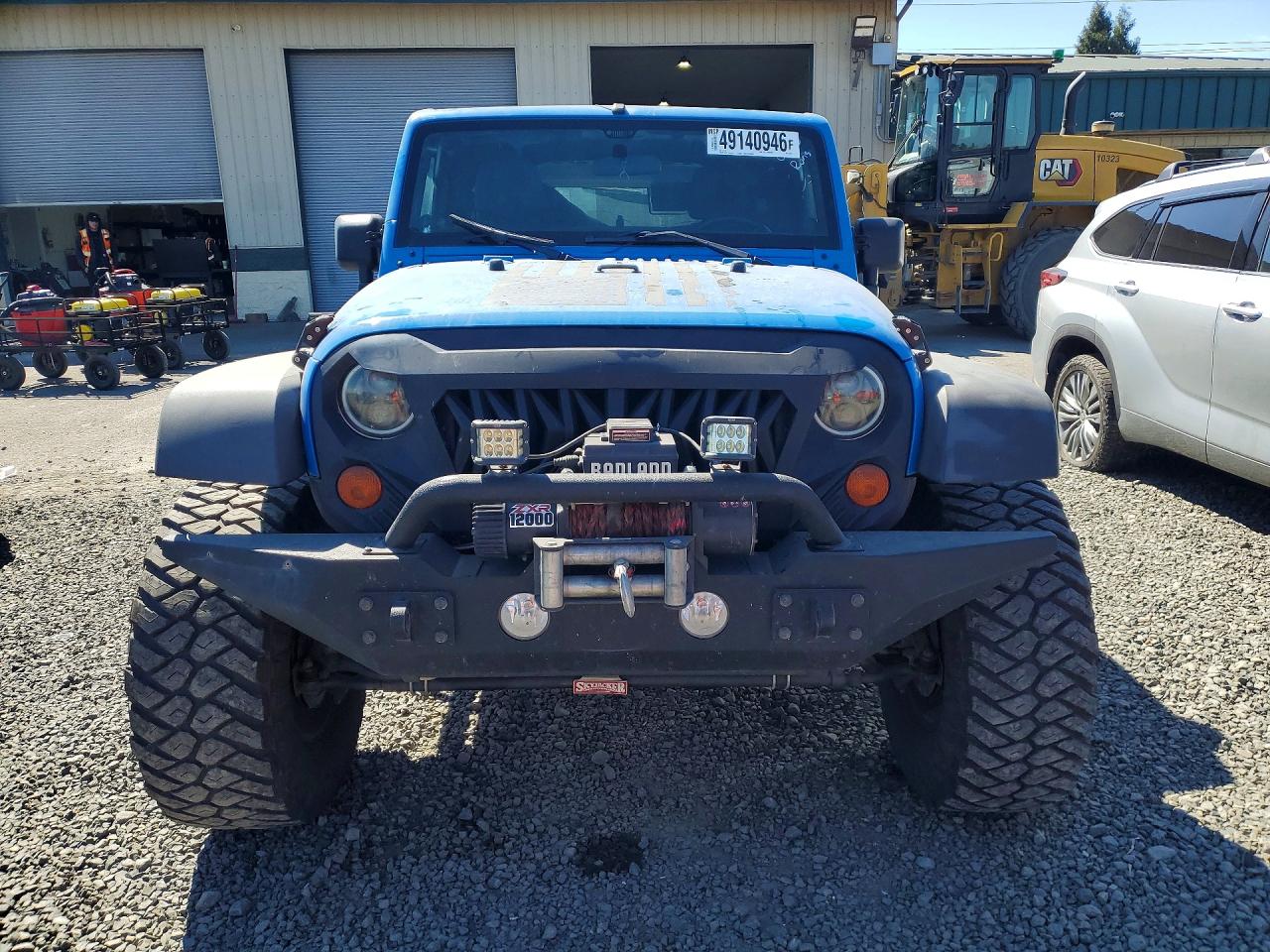 2011 Jeep Wrangler Sport Blue vin: 1J4AA2D17BL552851