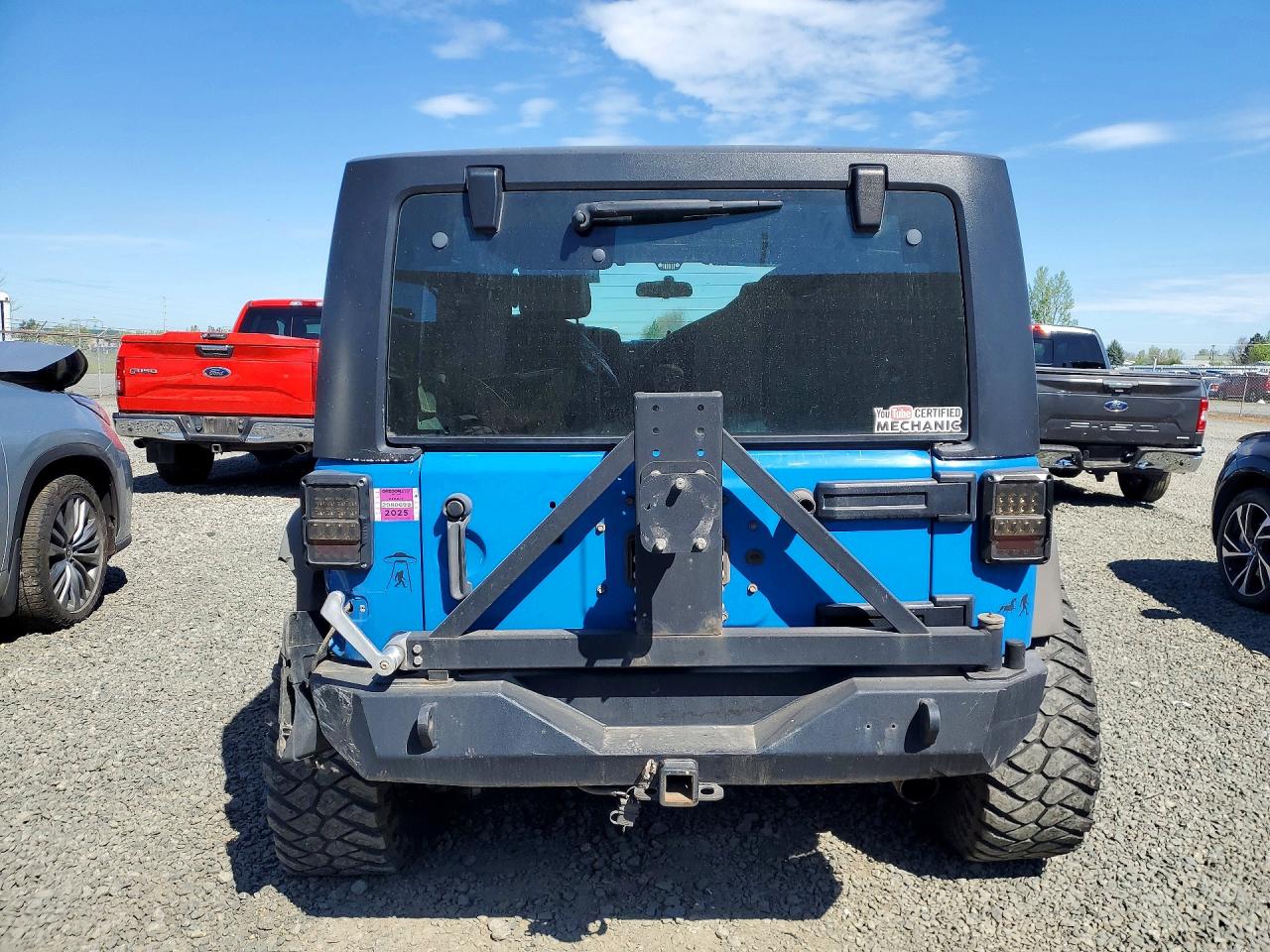 2011 Jeep Wrangler Sport Blue vin: 1J4AA2D17BL552851
