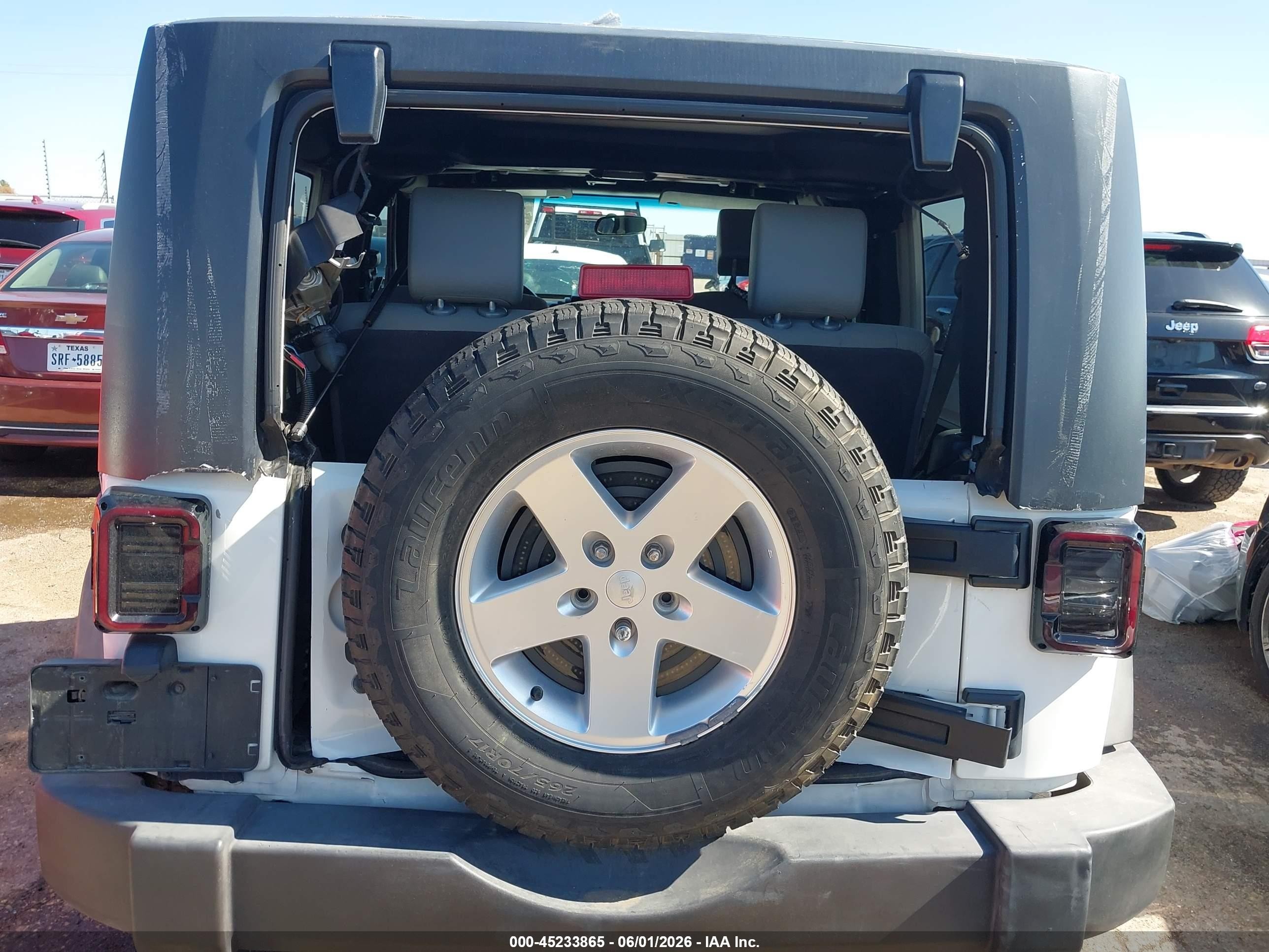 2010 Jeep Wrangler Sport White vin: 1J4AA2D18AL106478
