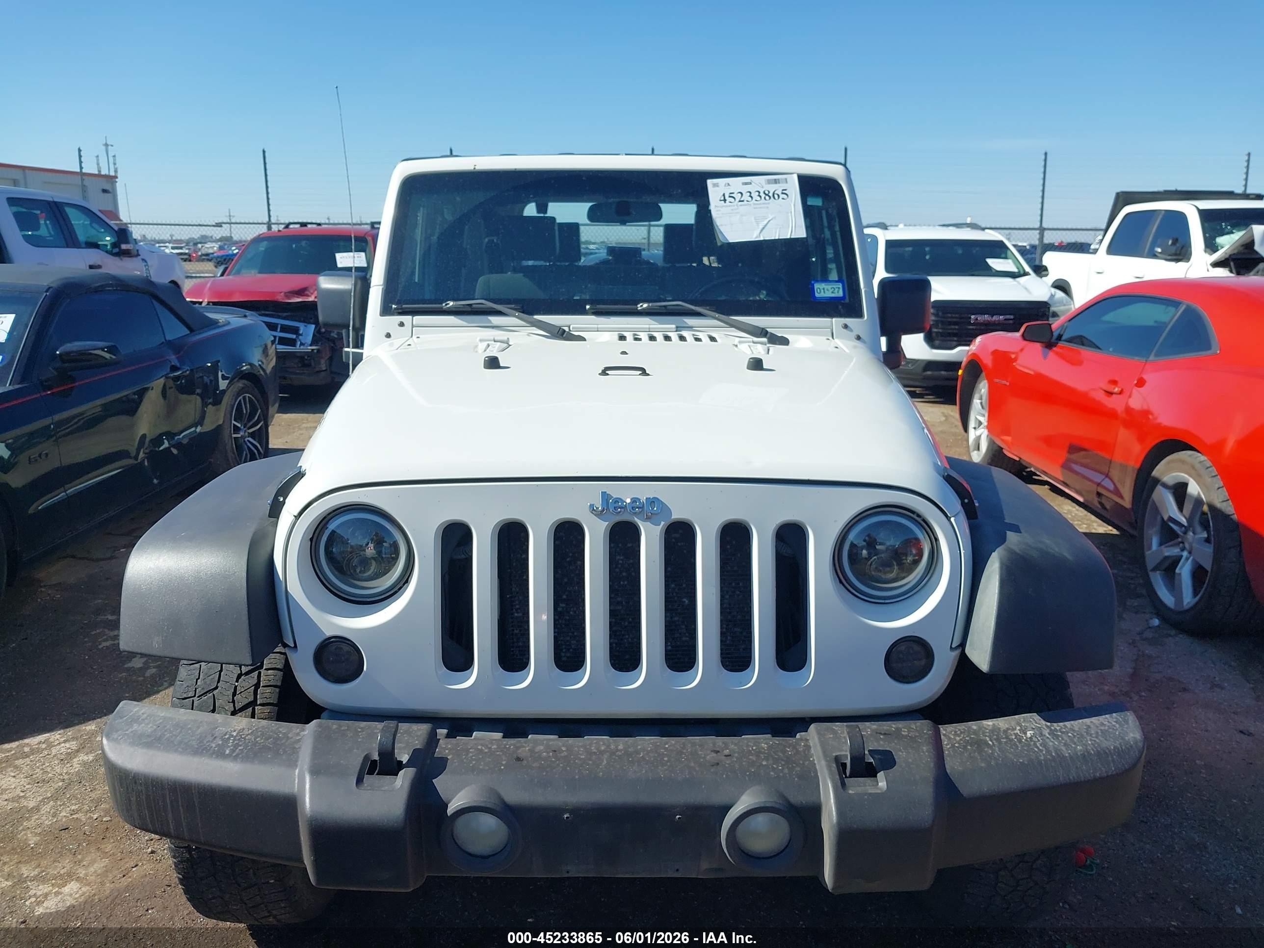 2010 Jeep Wrangler Sport White vin: 1J4AA2D18AL106478