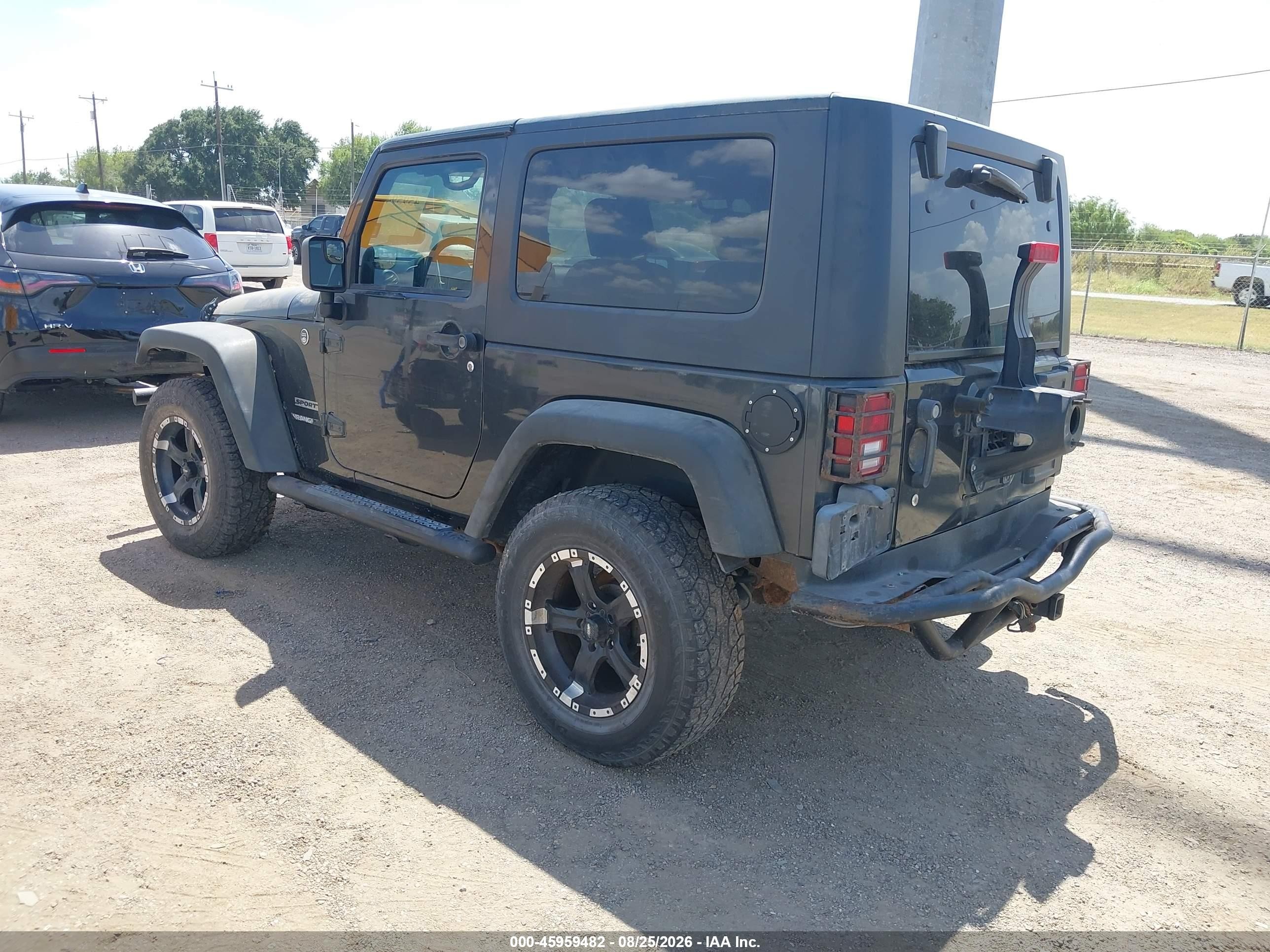 2010 Jeep Wrangler Sport Черный vin: 1J4AA2D18AL125421