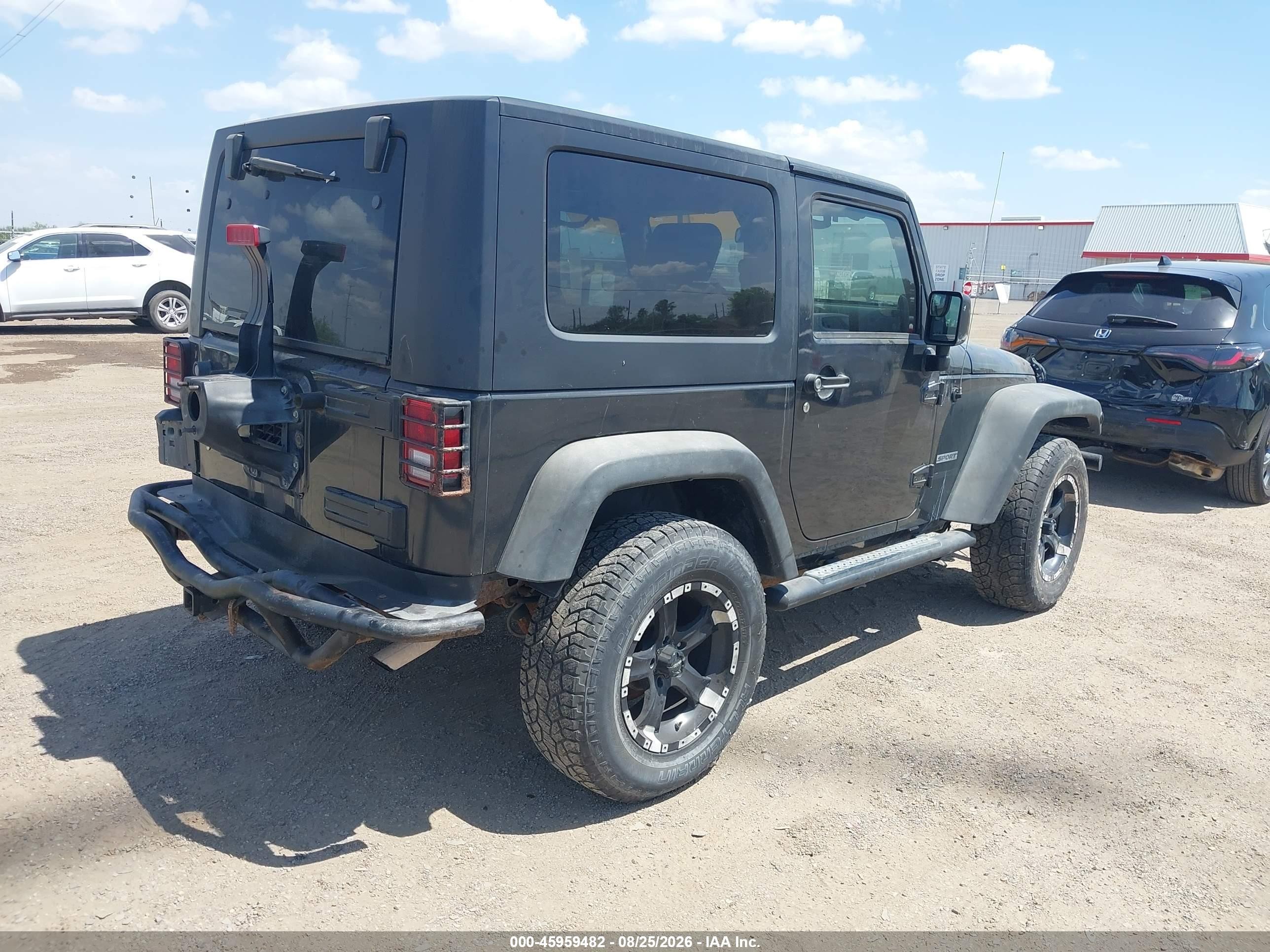 2010 Jeep Wrangler Sport Черный vin: 1J4AA2D18AL125421