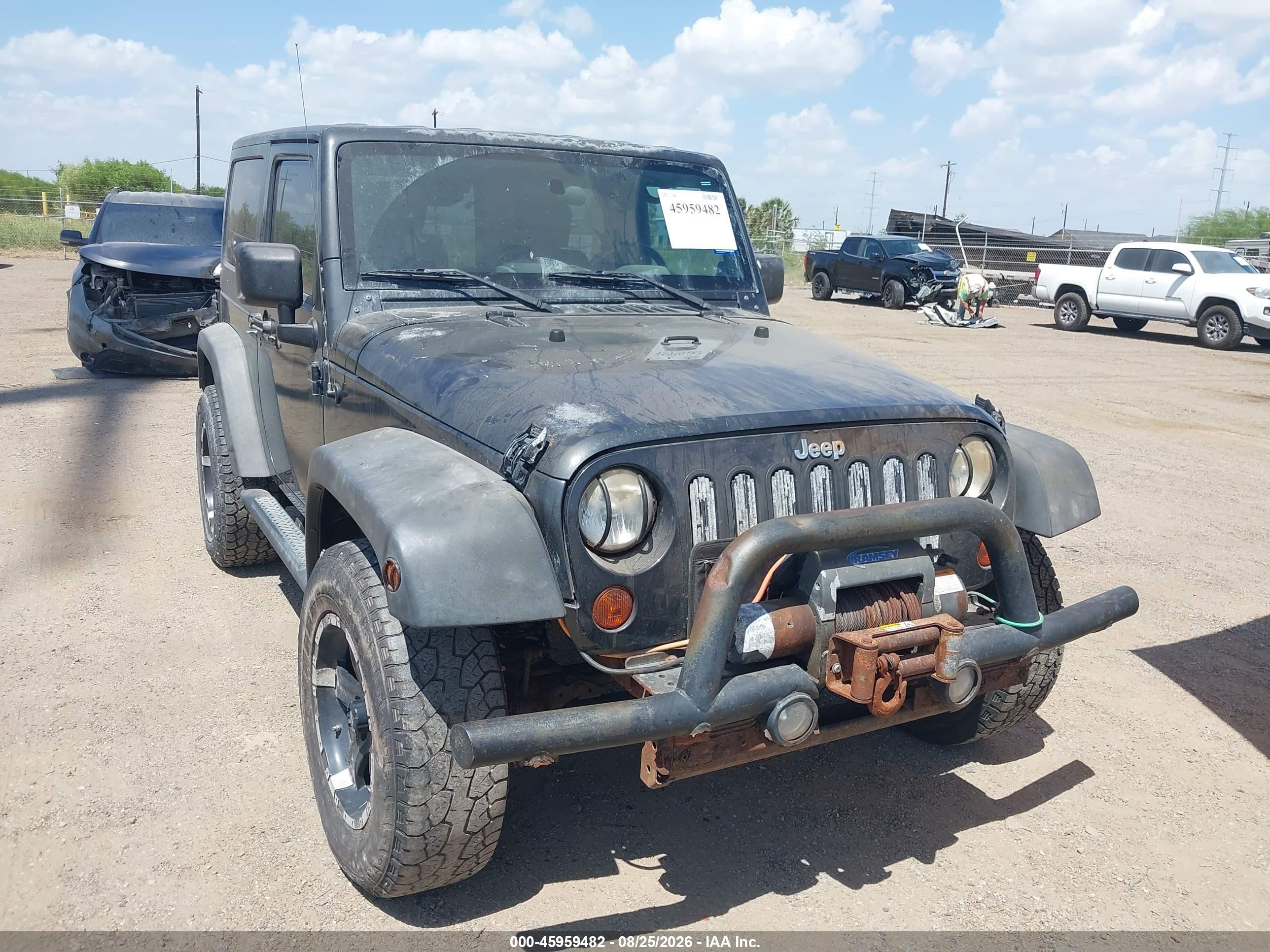 2010 Jeep Wrangler Sport Черный vin: 1J4AA2D18AL125421