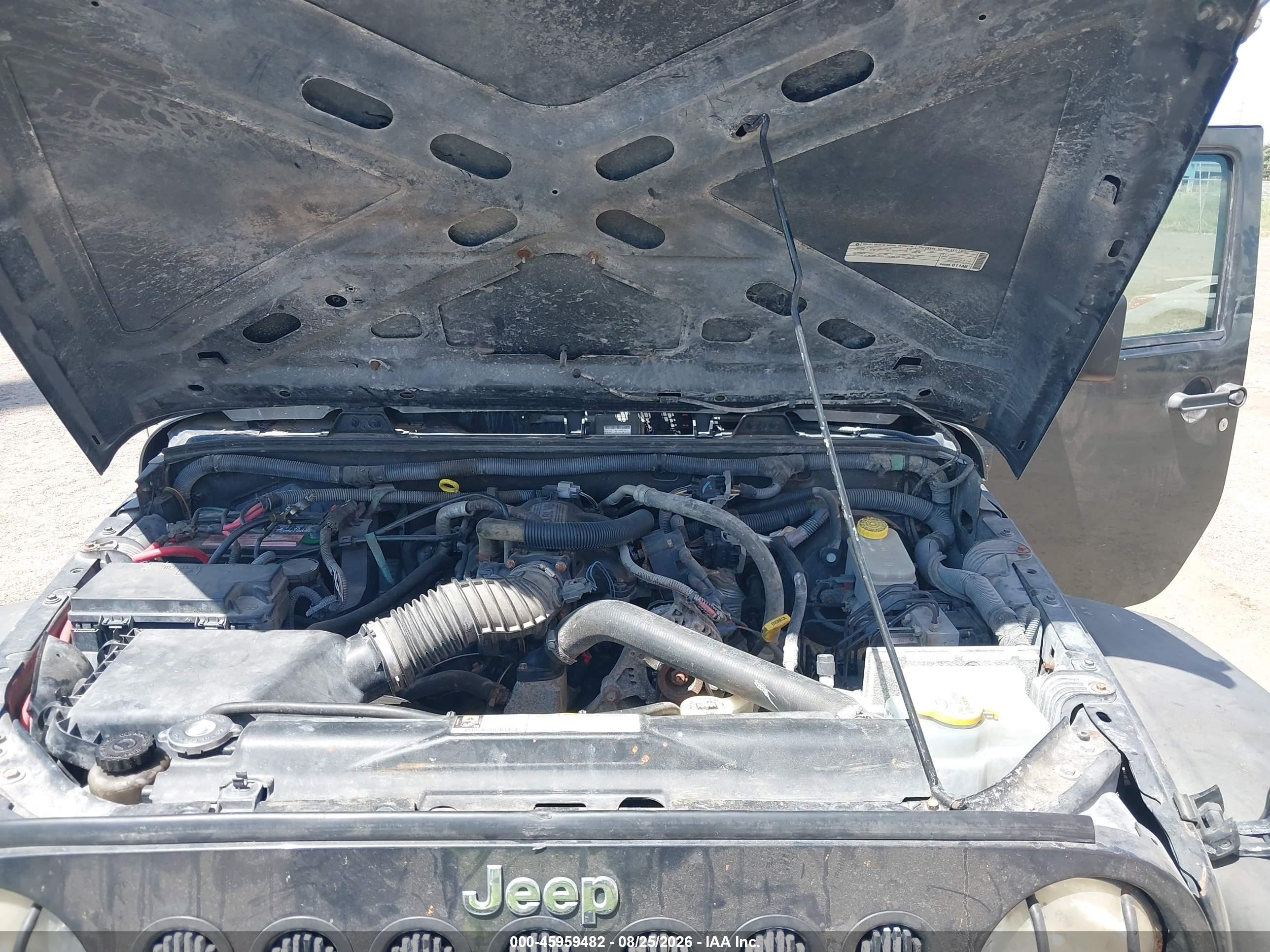 2010 Jeep Wrangler Sport Черный vin: 1J4AA2D18AL125421