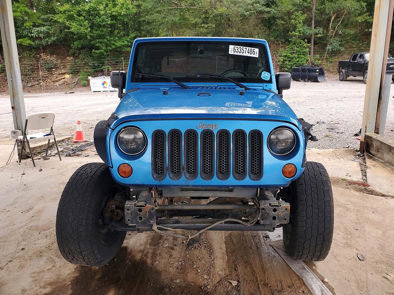 2010 Jeep Wrangler Sport Синий vin: 1J4AA2D18AL136998