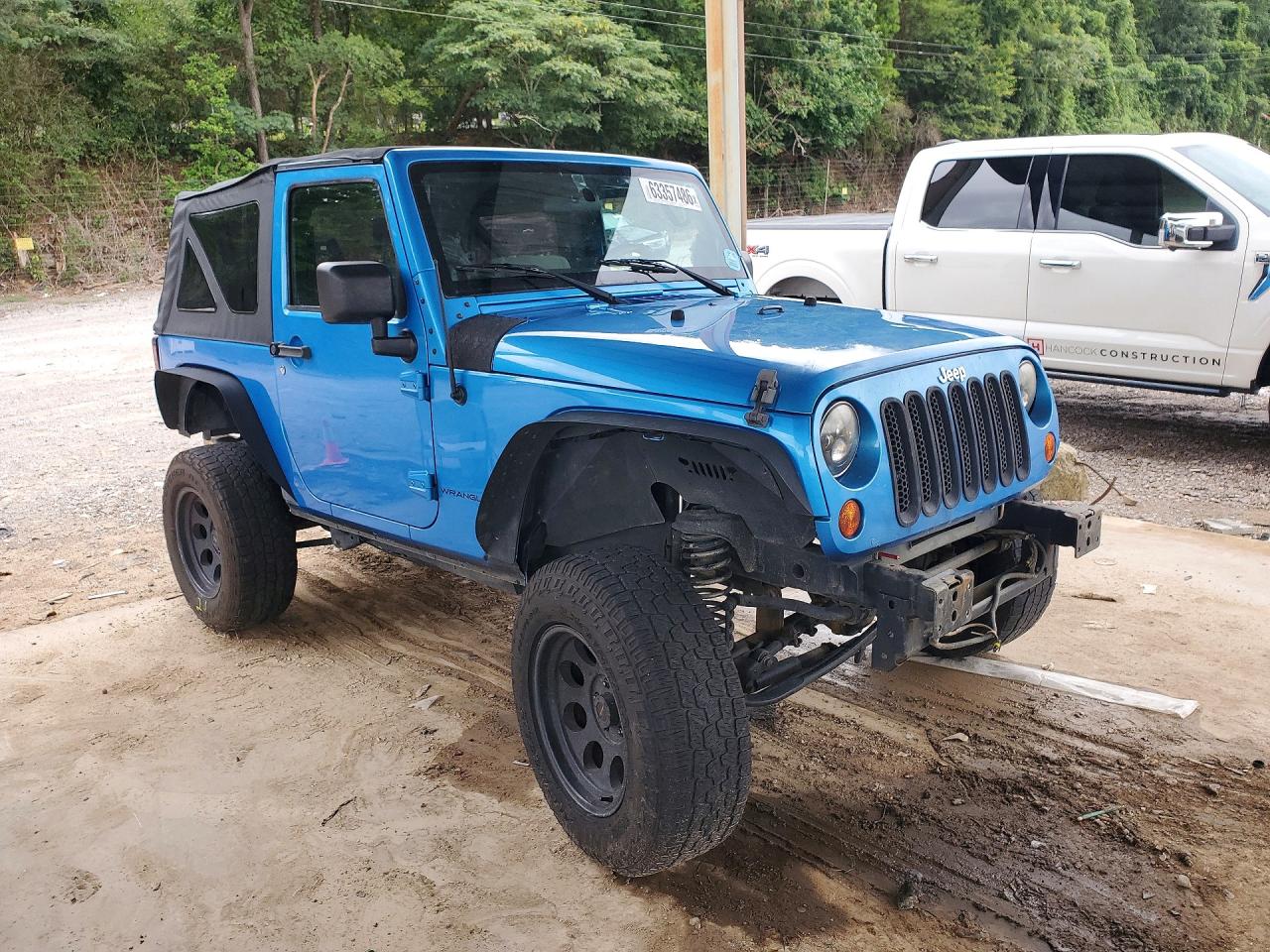 2010 Jeep Wrangler Sport Синий vin: 1J4AA2D18AL136998