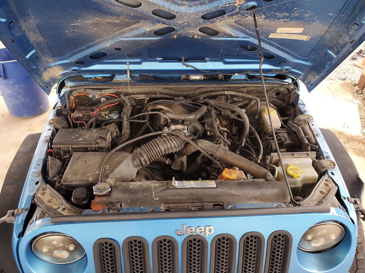 2010 Jeep Wrangler Sport Синий vin: 1J4AA2D18AL136998