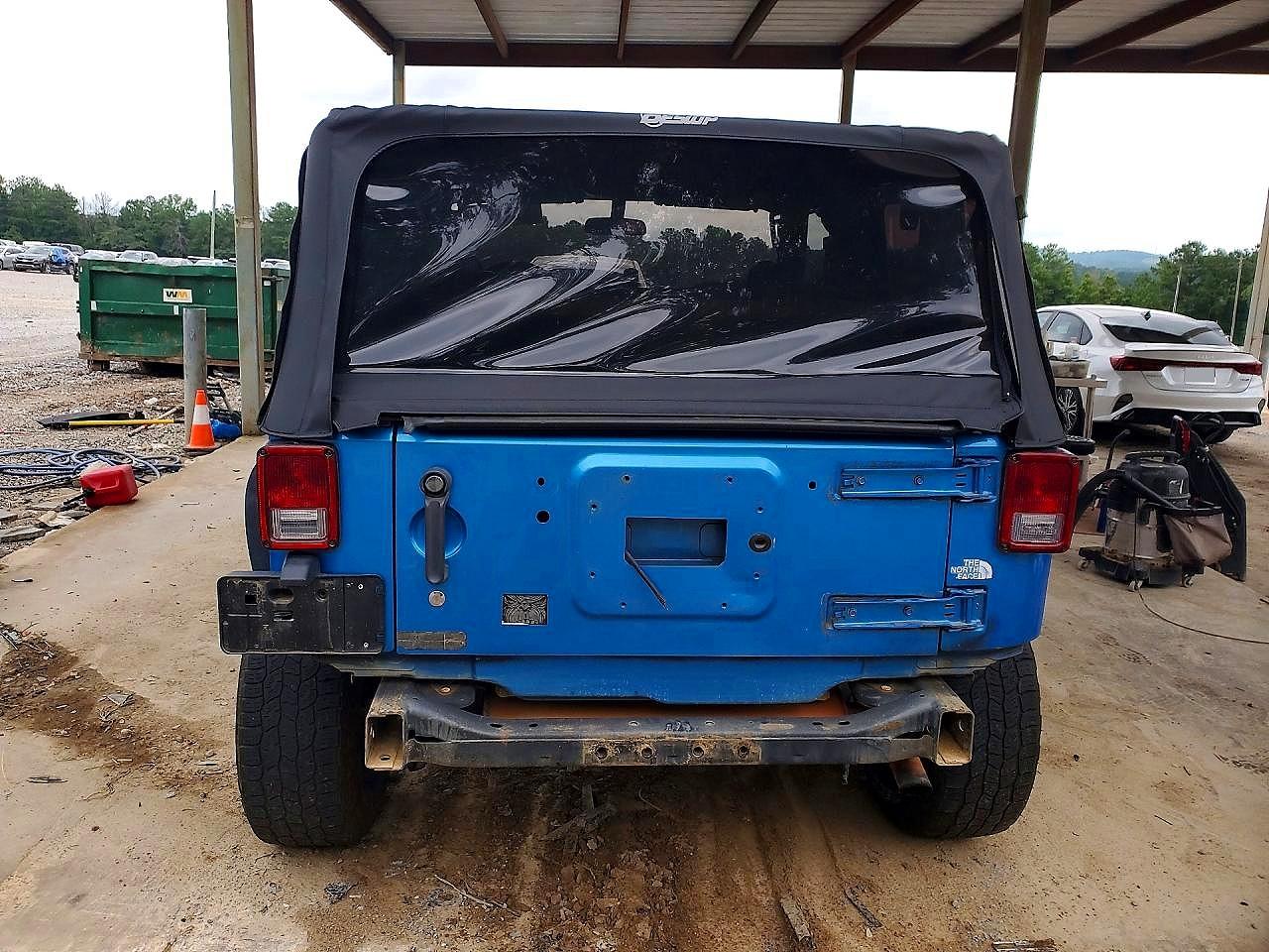 2010 Jeep Wrangler Sport Синий vin: 1J4AA2D18AL136998