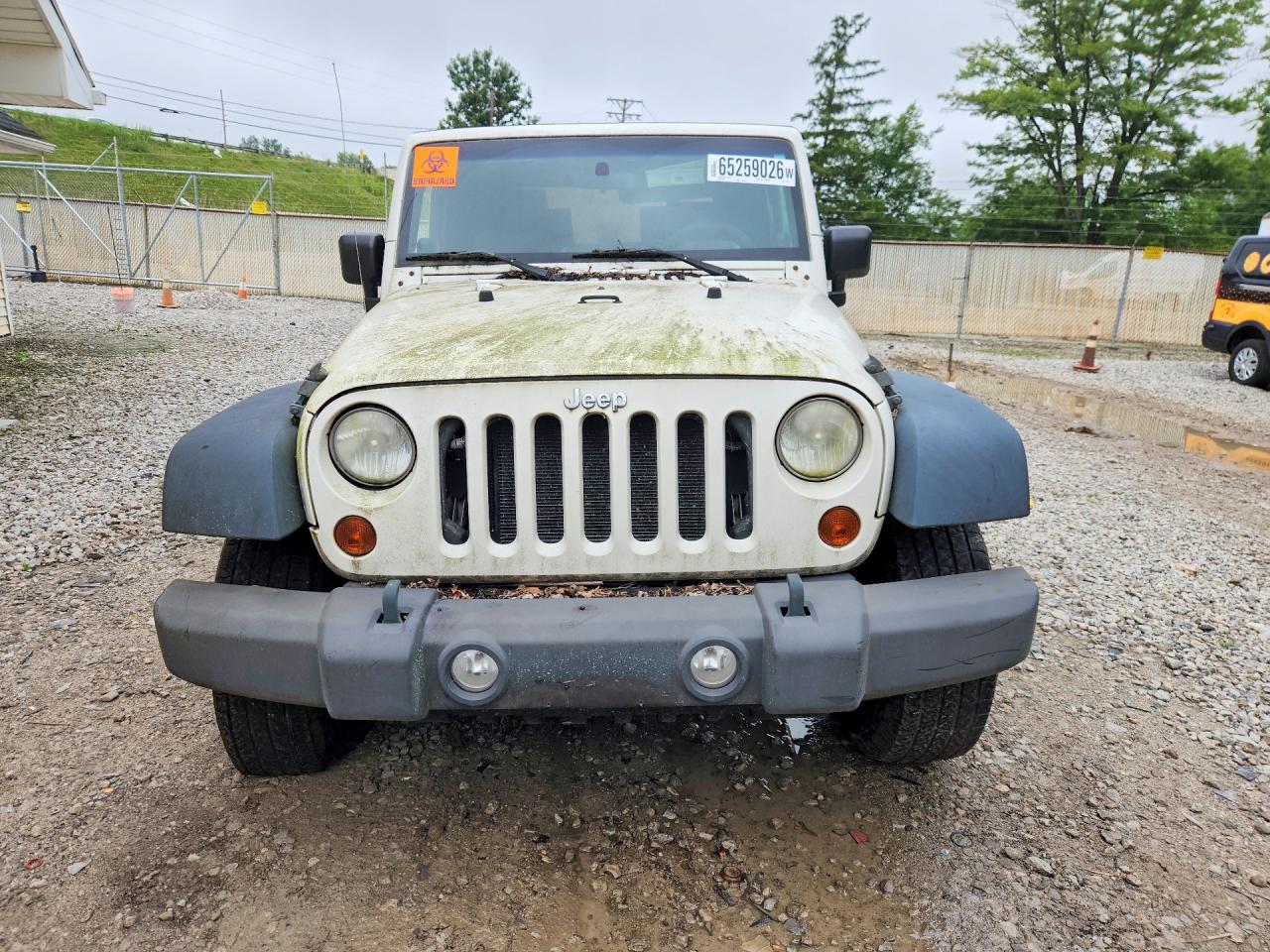 2010 Jeep Wrangler Sport White vin: 1J4AA2D18AL172271