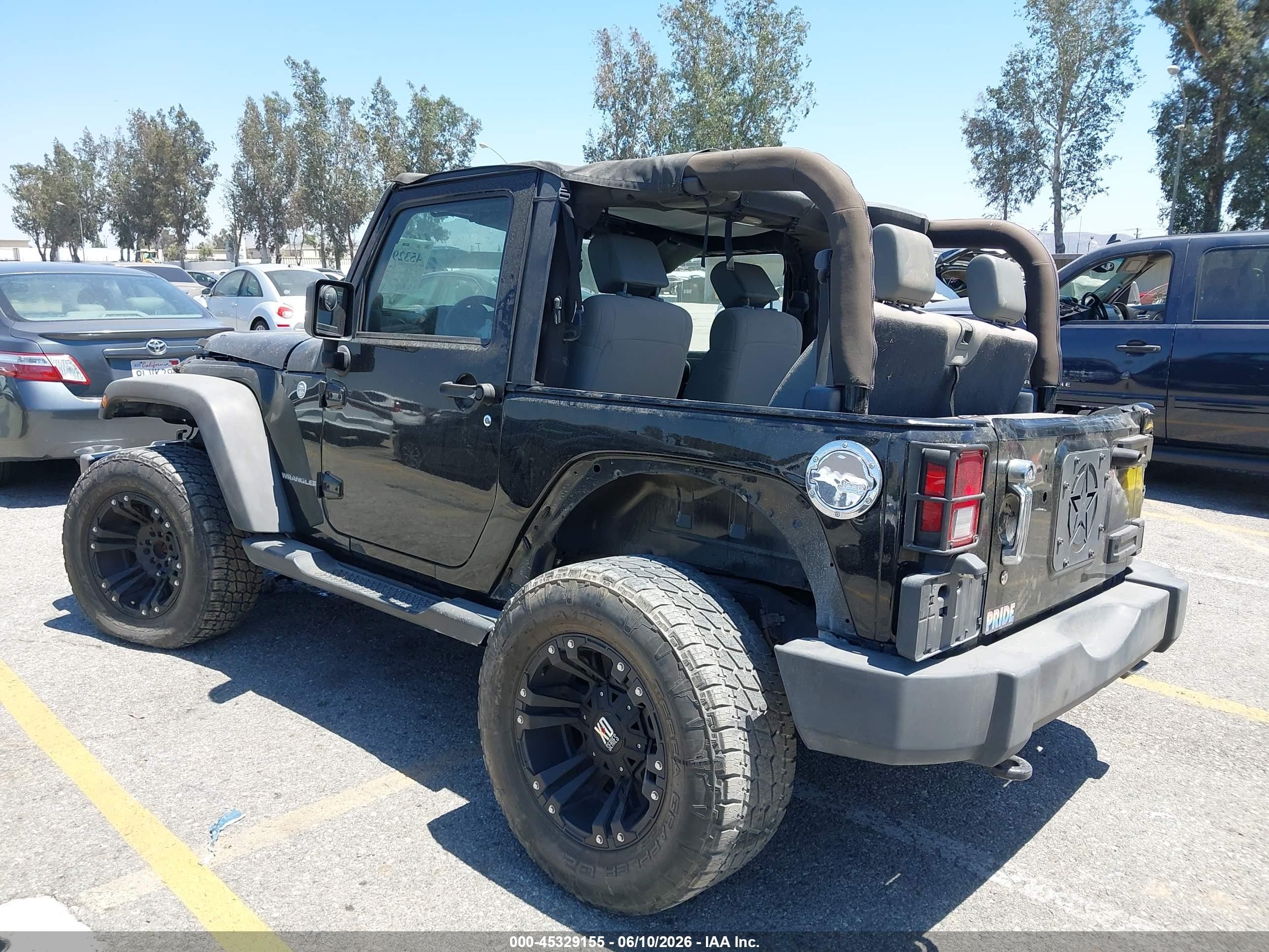 2010 Jeep Wrangler Sport Black vin: 1J4AA2D18AL233232