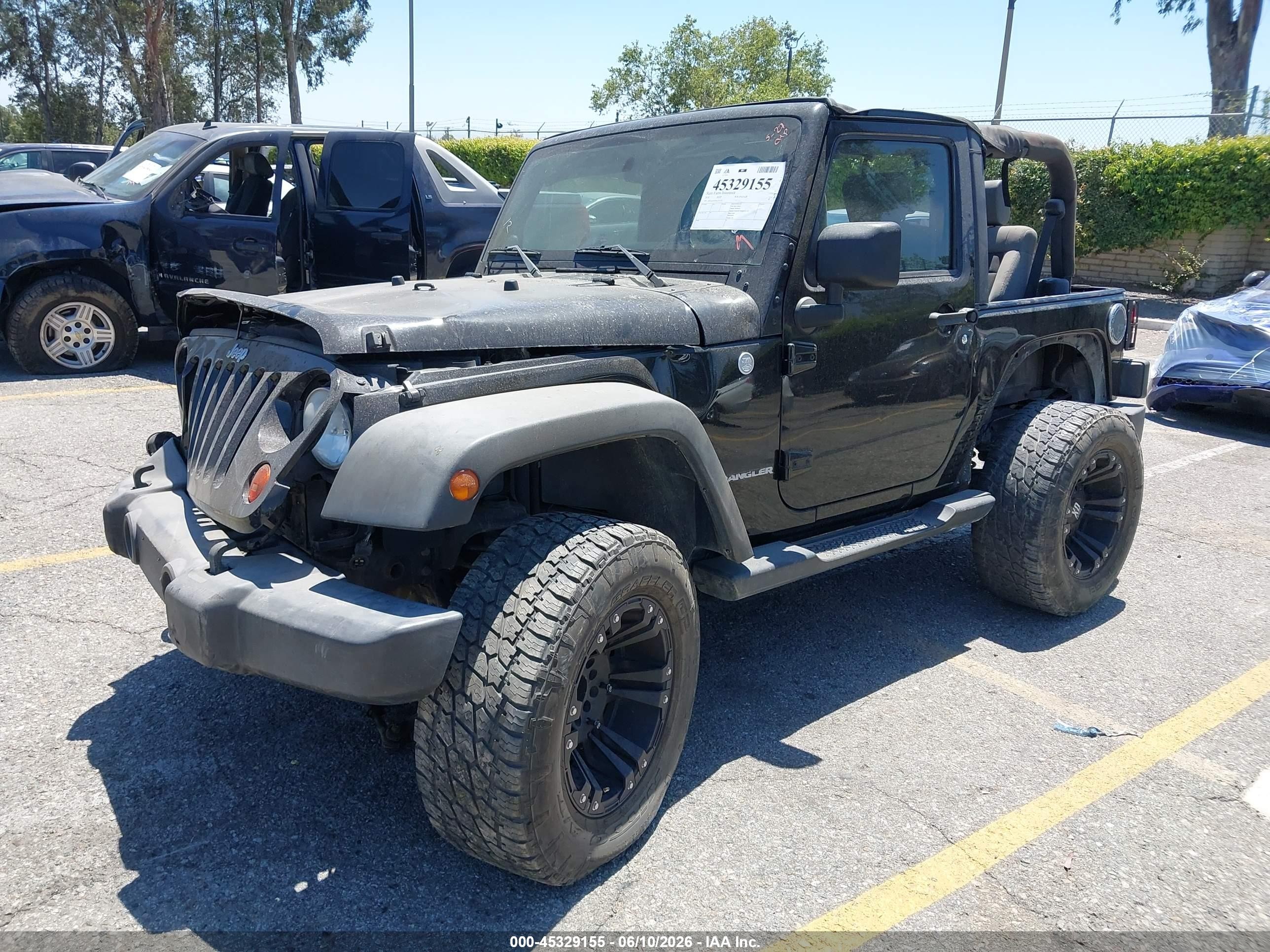 2010 Jeep Wrangler Sport Black vin: 1J4AA2D18AL233232