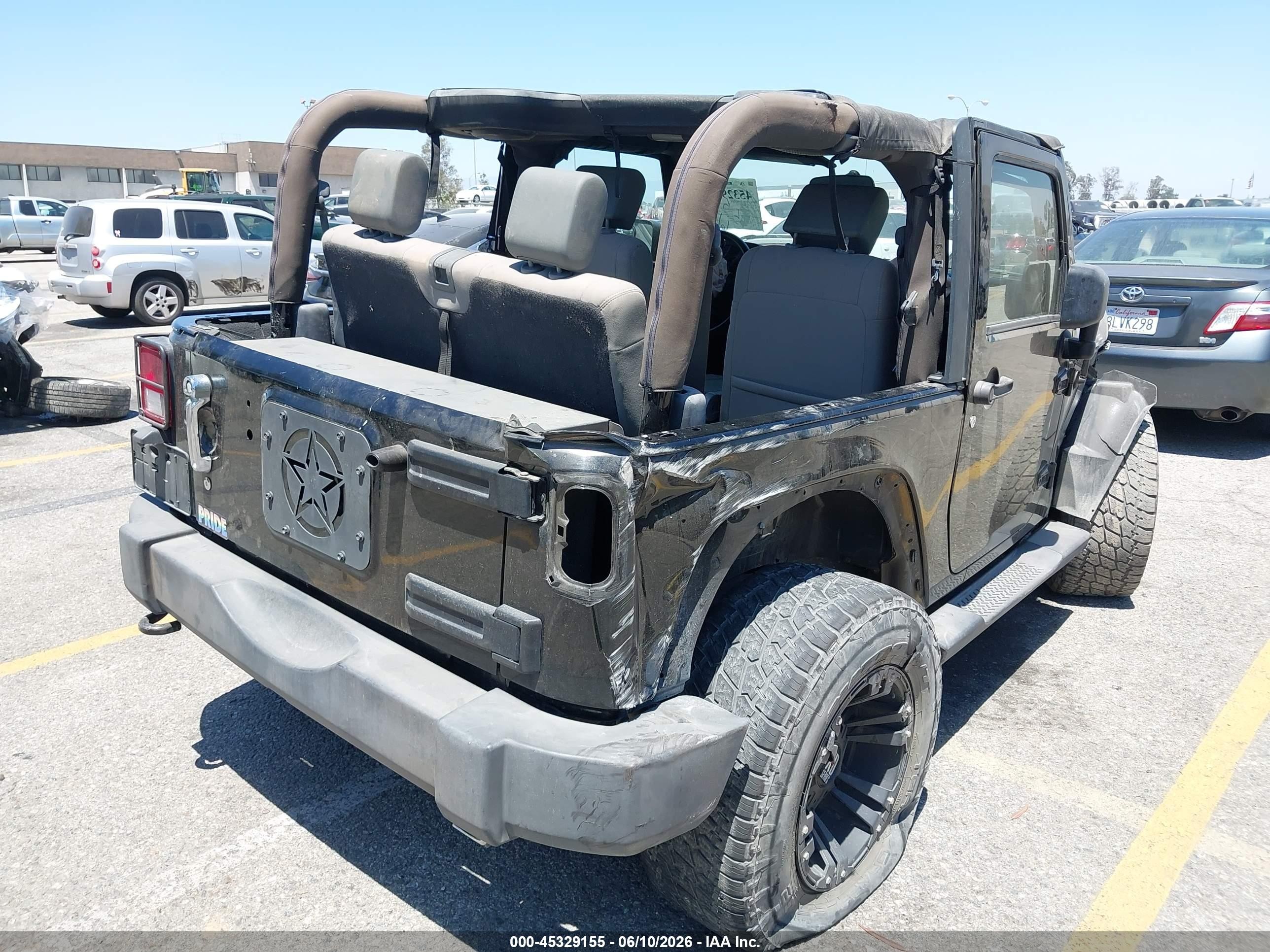 2010 Jeep Wrangler Sport Black vin: 1J4AA2D18AL233232