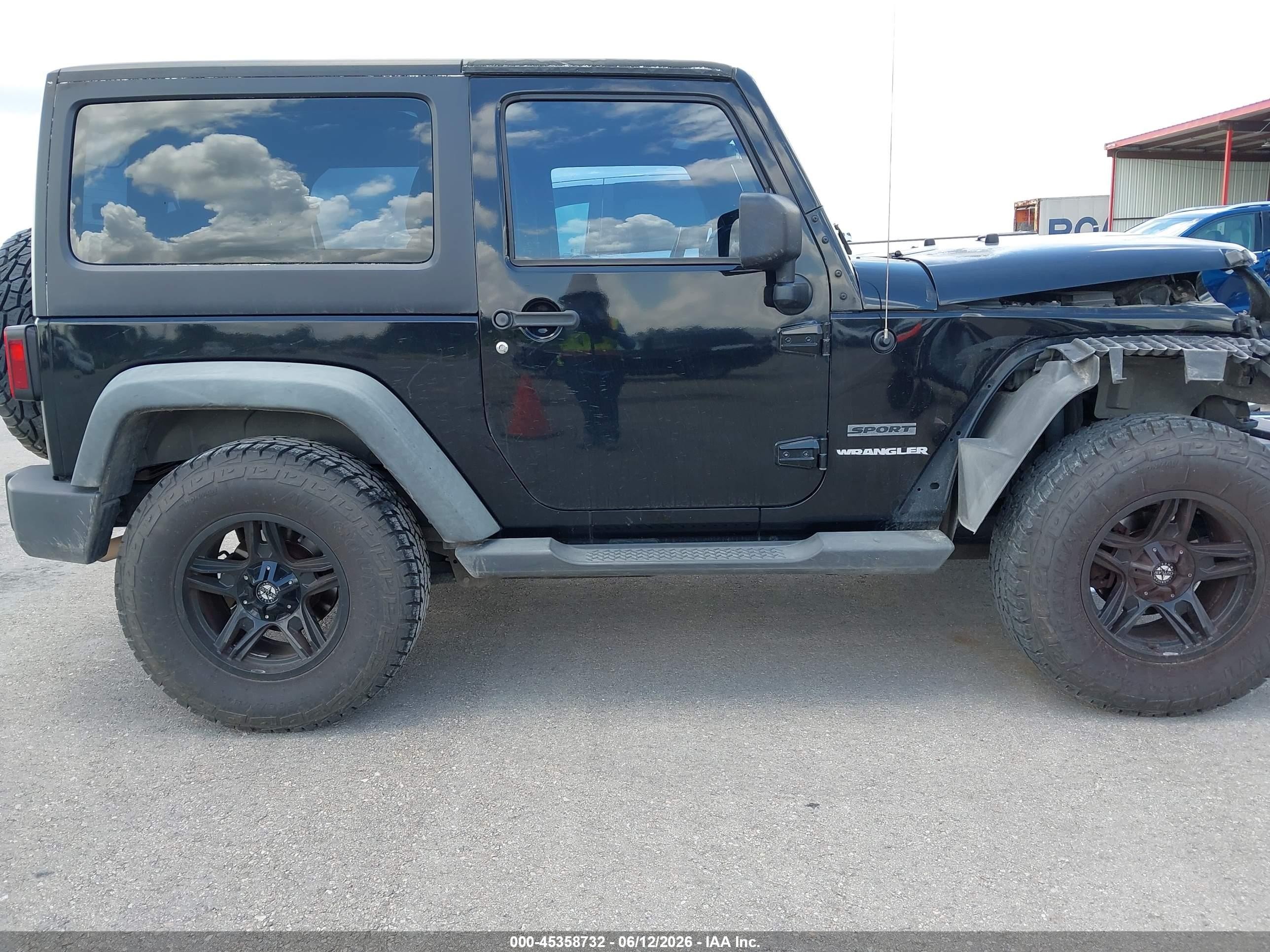 2011 Jeep Wrangler Sport Black vin: 1J4AA2D19BL580604