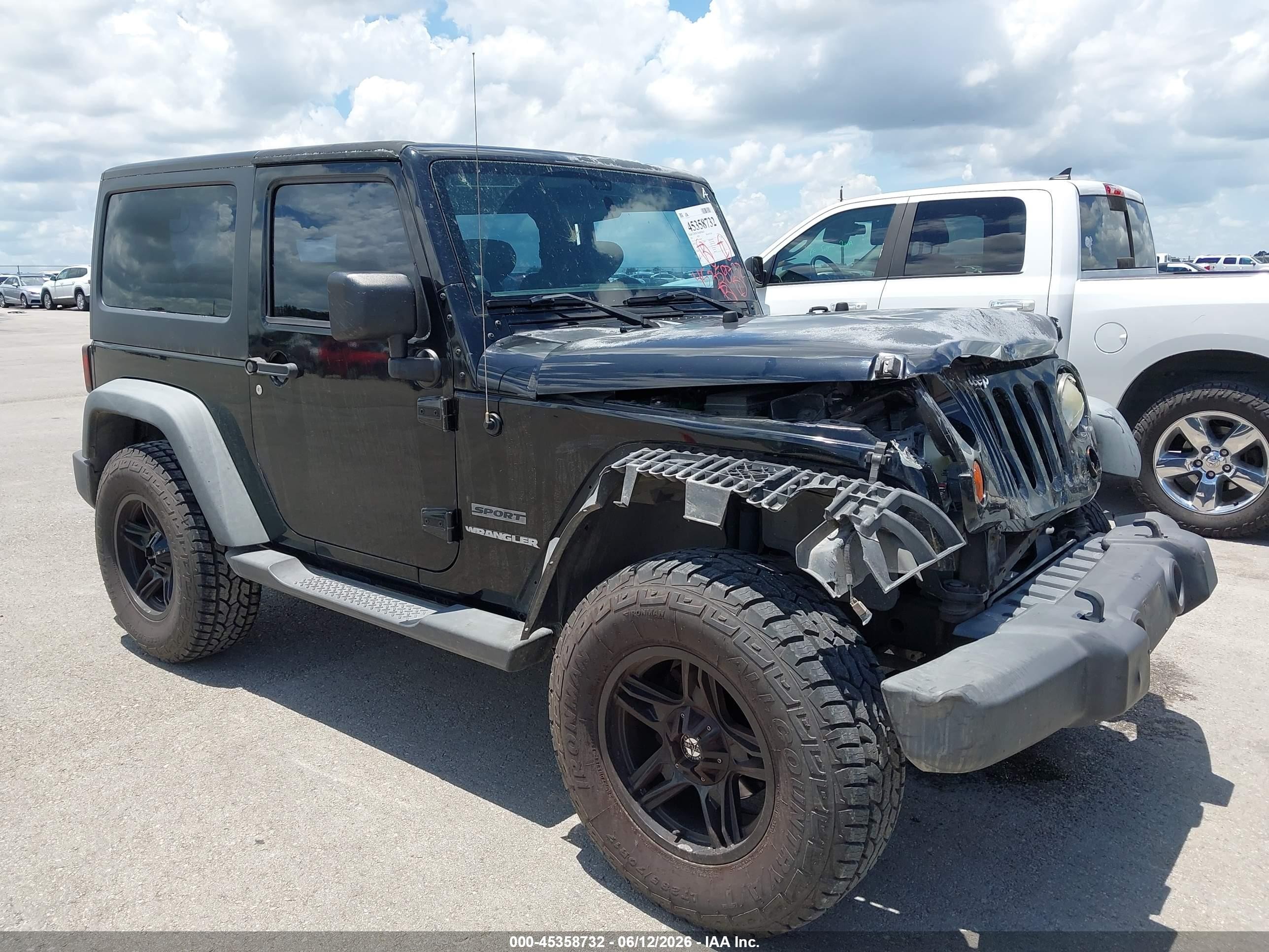 2011 Jeep Wrangler Sport Black vin: 1J4AA2D19BL580604