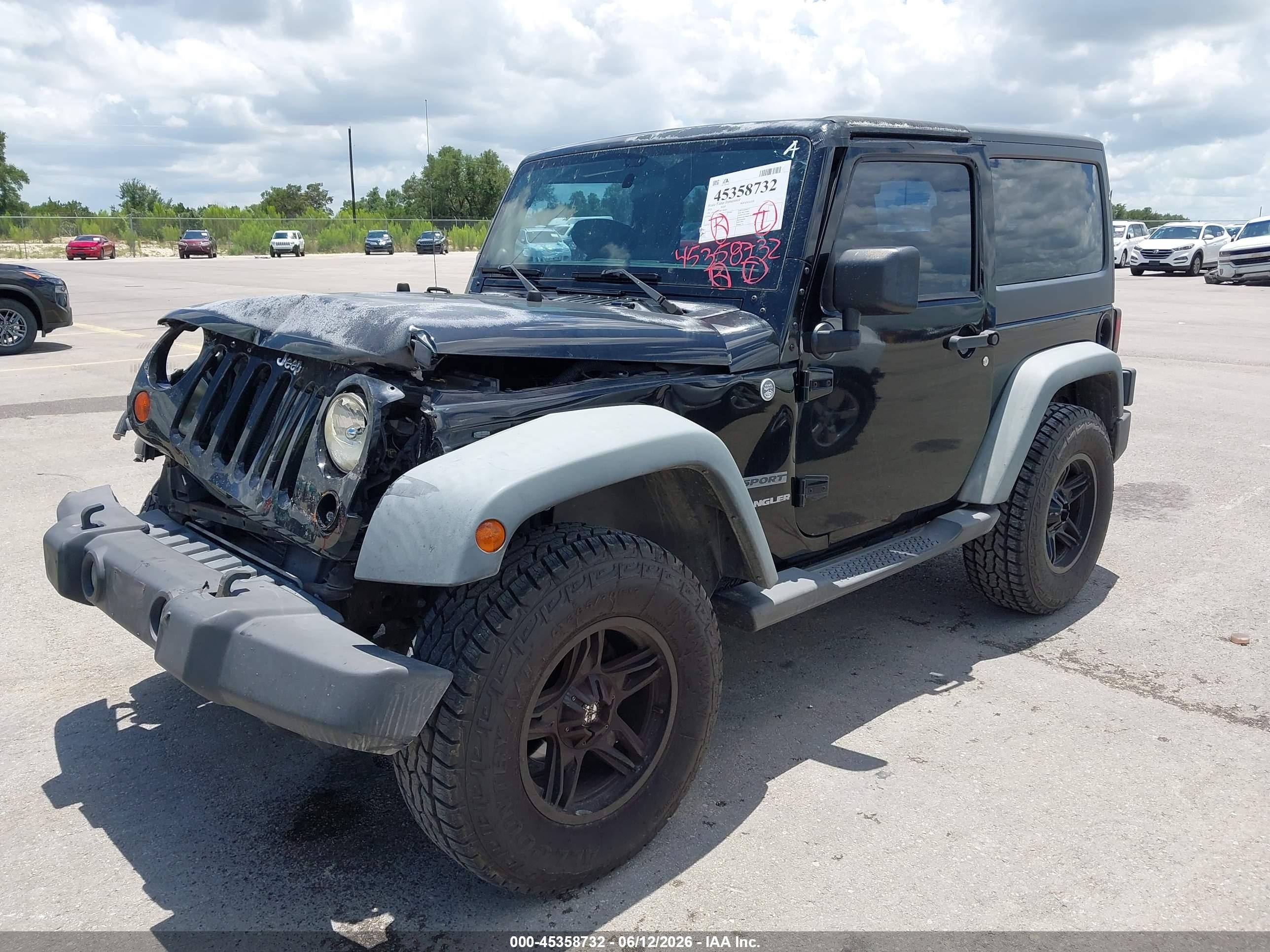 2011 Jeep Wrangler Sport Black vin: 1J4AA2D19BL580604