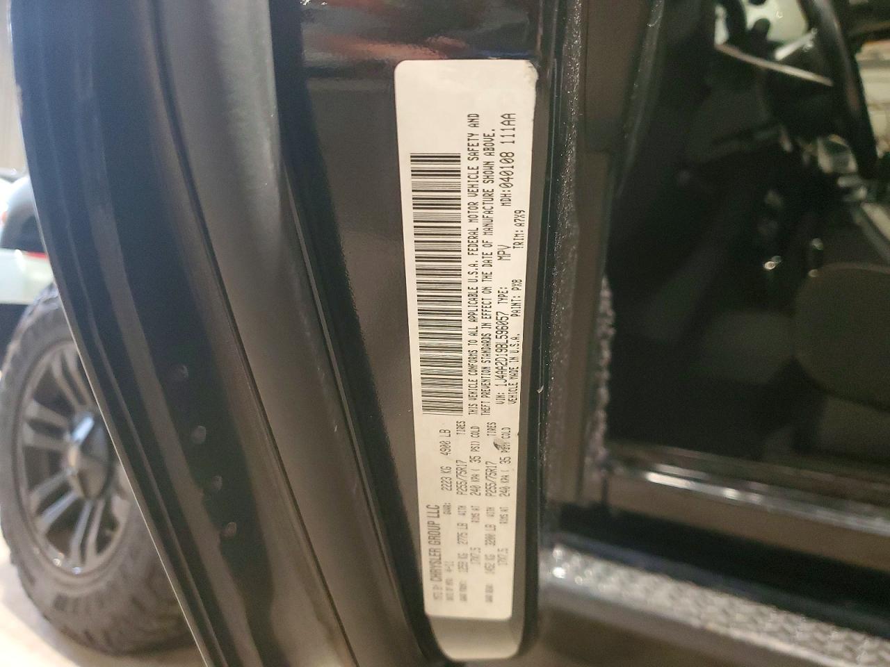 2011 Jeep Wrangler Sport Black vin: 1J4AA2D19BL596057