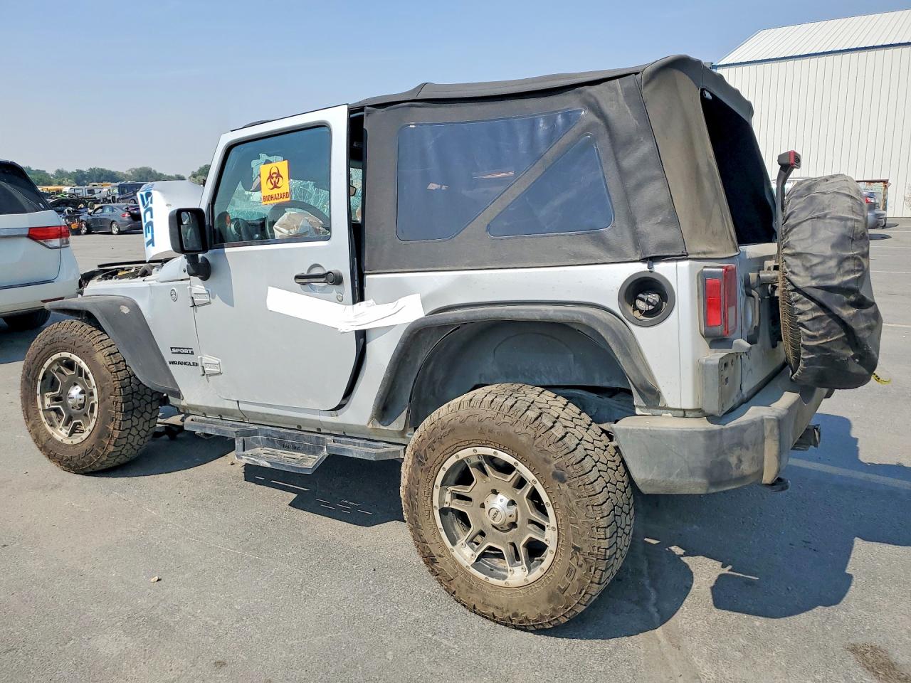 2011 Jeep Wrangler Sport Серебряный vin: 1J4AA2D19BL597564