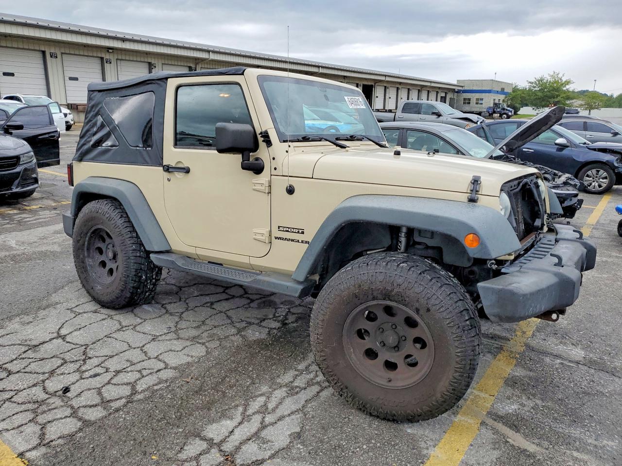 2011 Jeep Wrangler Sport Tan vin: 1J4AA2D19BL602536
