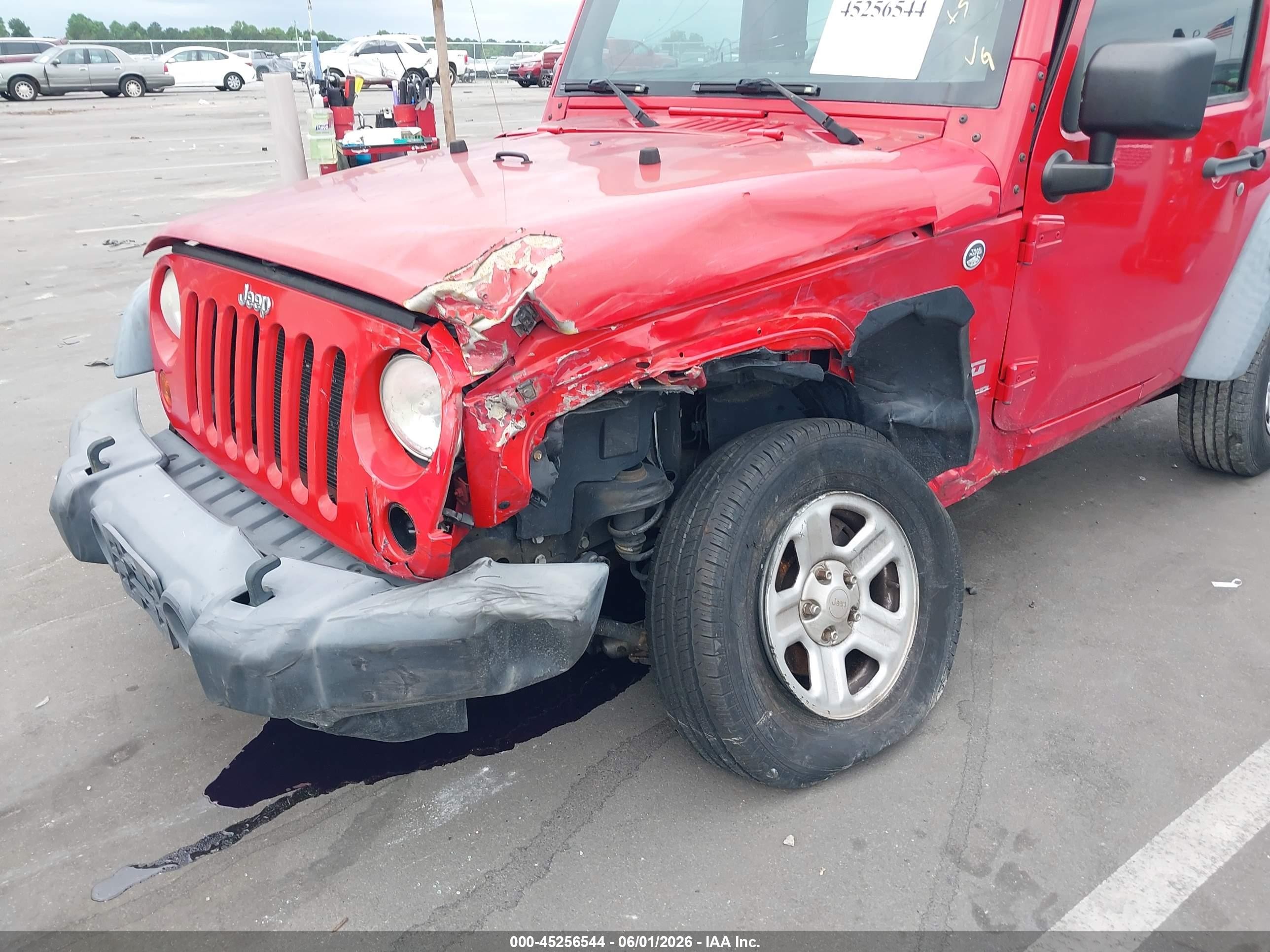 2011 Jeep Wrangler Sport Красный vin: 1J4AA2D19BL636413