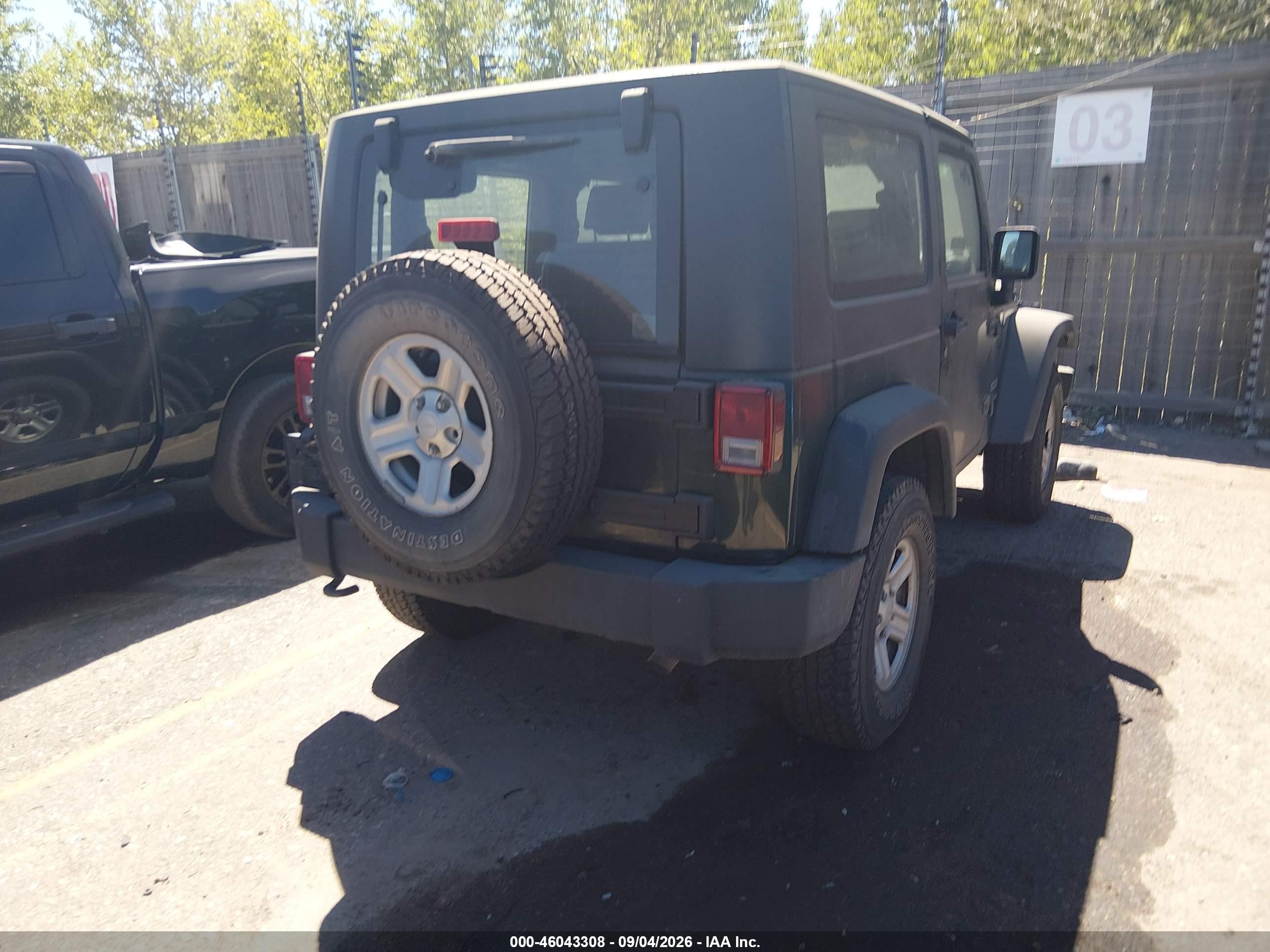2010 Jeep Wrangler Sport Gray vin: 1J4AA2D1XAL151809