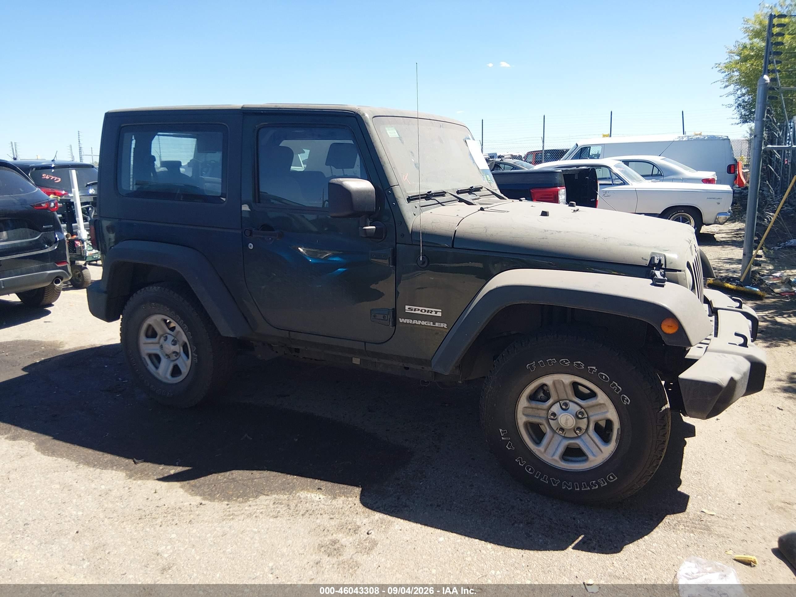 2010 Jeep Wrangler Sport Gray vin: 1J4AA2D1XAL151809