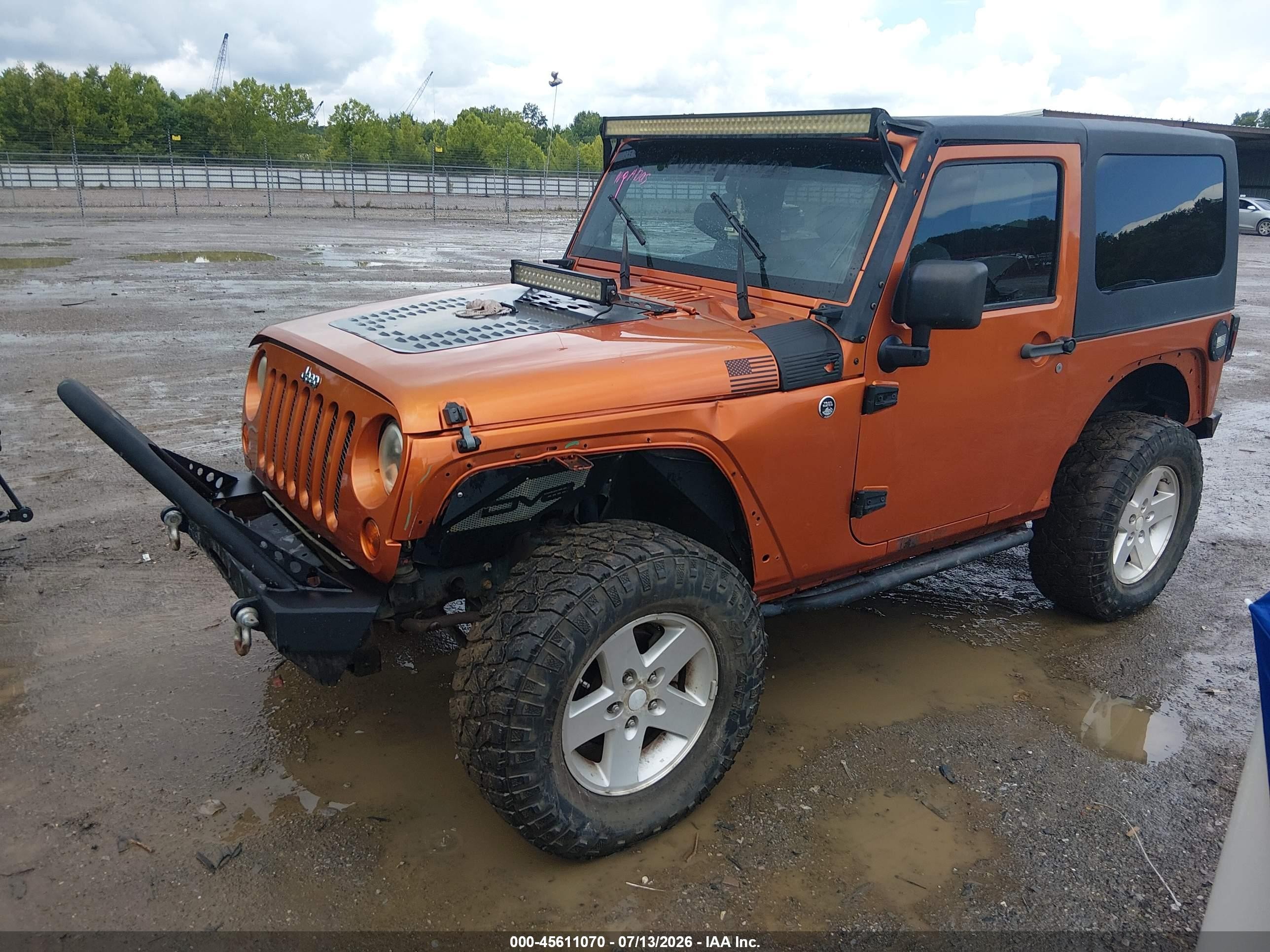 2010 Jeep Wrangler Sport Orange vin: 1J4AA2D1XAL211846