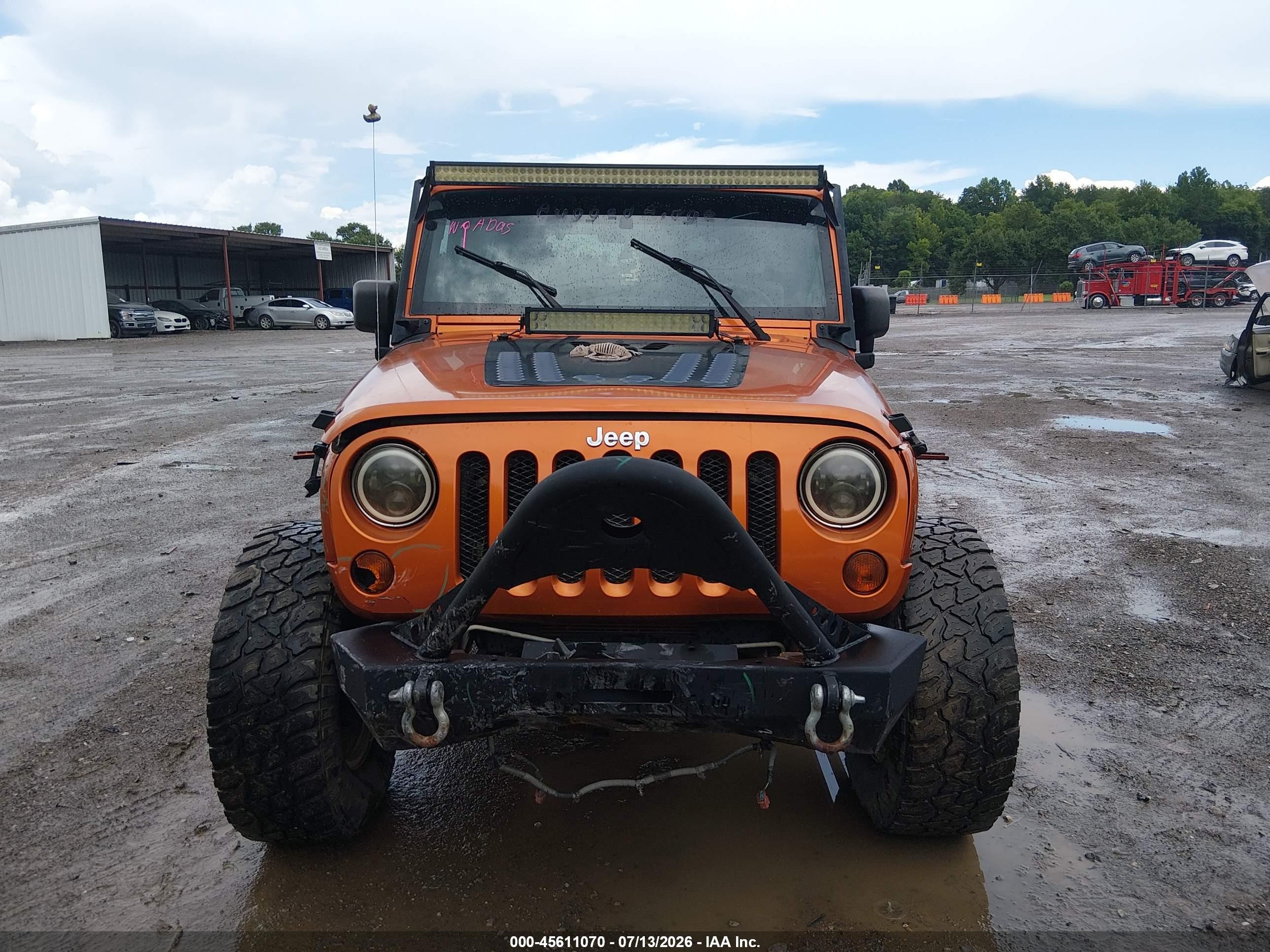 2010 Jeep Wrangler Sport Orange vin: 1J4AA2D1XAL211846