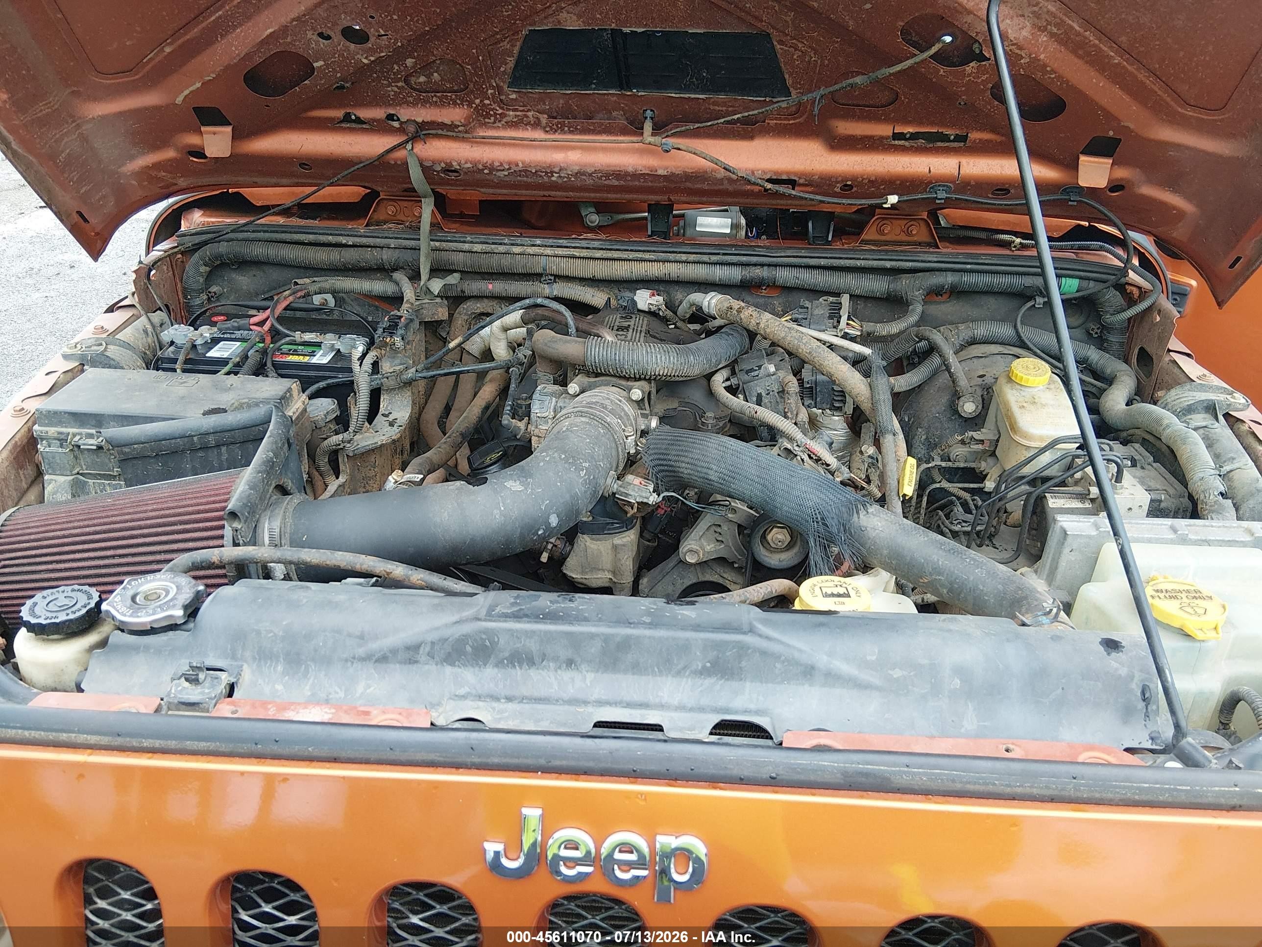 2010 Jeep Wrangler Sport Orange vin: 1J4AA2D1XAL211846