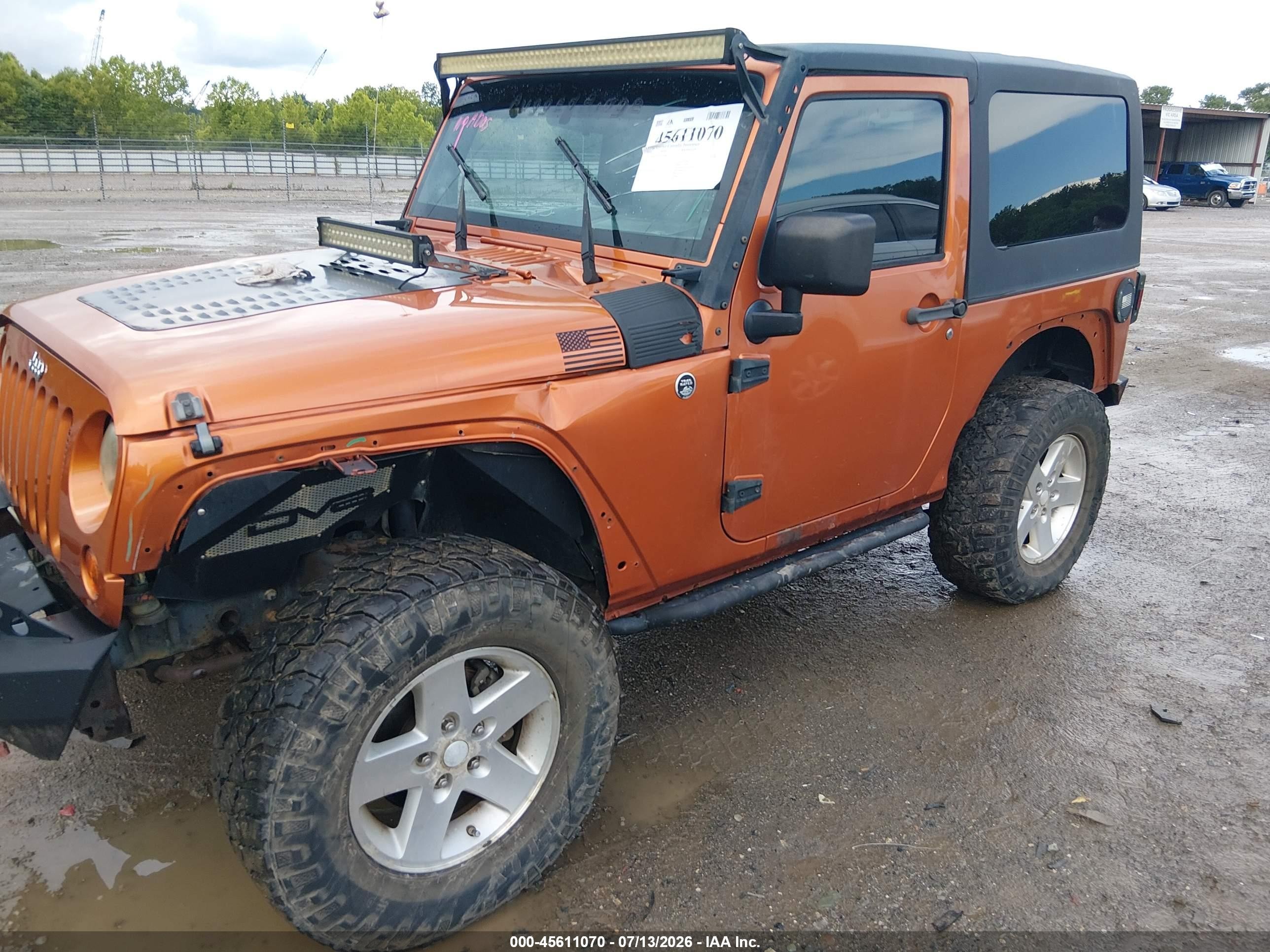 2010 Jeep Wrangler Sport Orange vin: 1J4AA2D1XAL211846