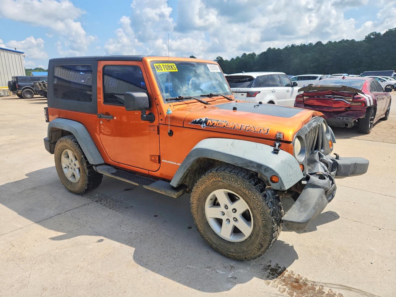 2010 Jeep Wrangler Sport Оранжевый vin: 1J4AA2D1XAL228176